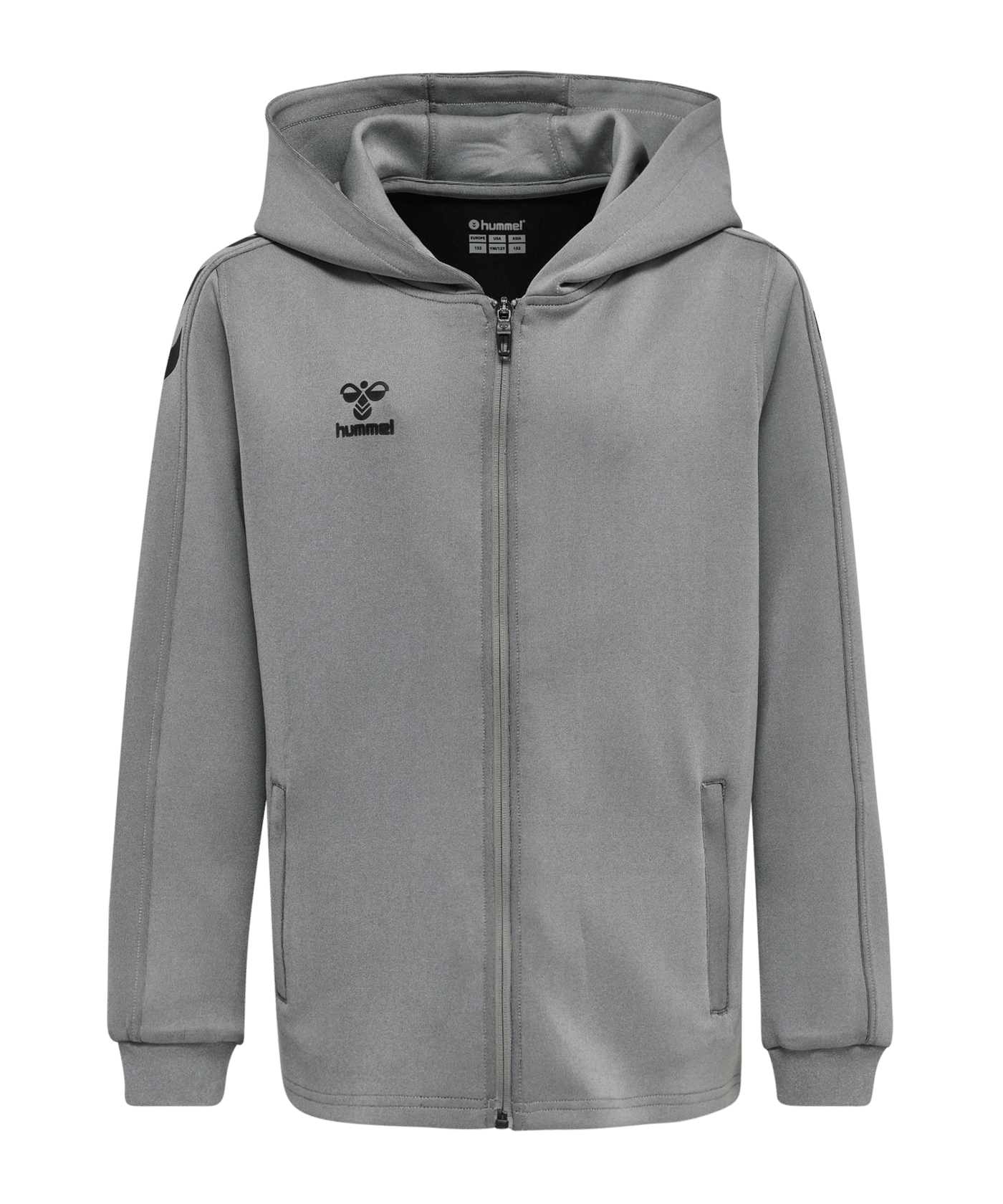 Hummel hmlCORE XK Kapuzenjacke Kids Grau F2006 - grau