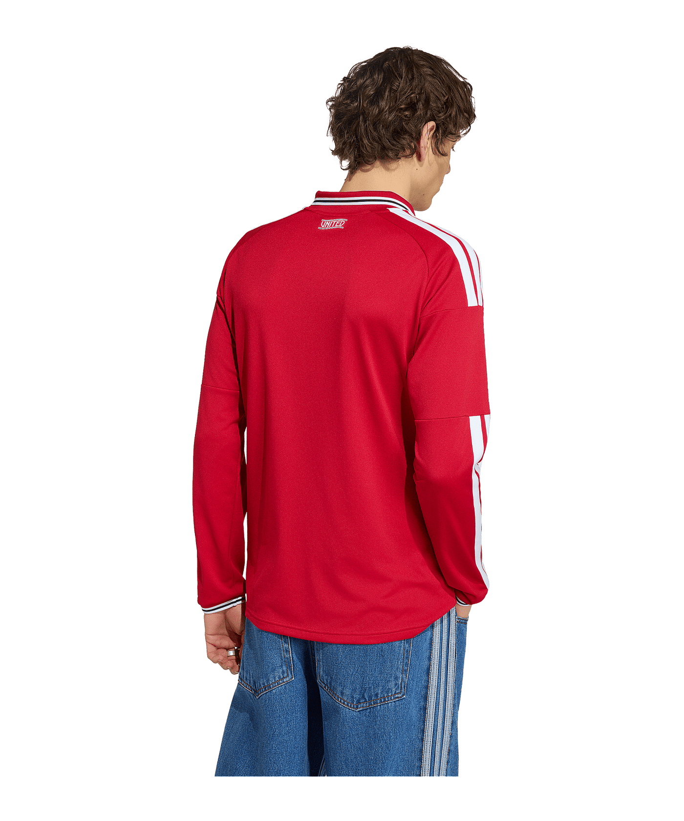adidas Manchester United Trikot Langarm Home 2026/2027 Rot - rot