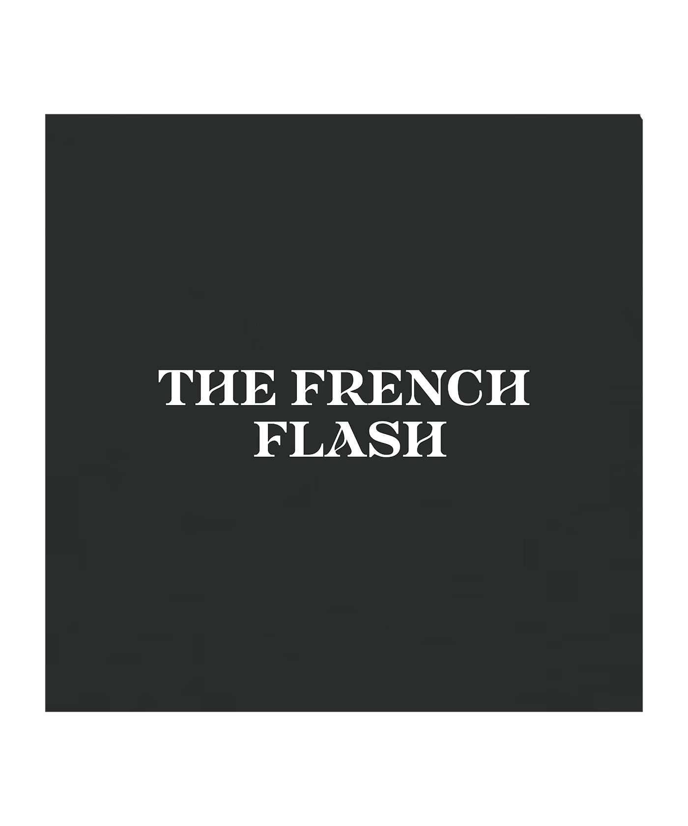 11teamsports Frankreich "THE FRENCH FLASH" T-Shirt WM 2026 Schwarz - schwarz