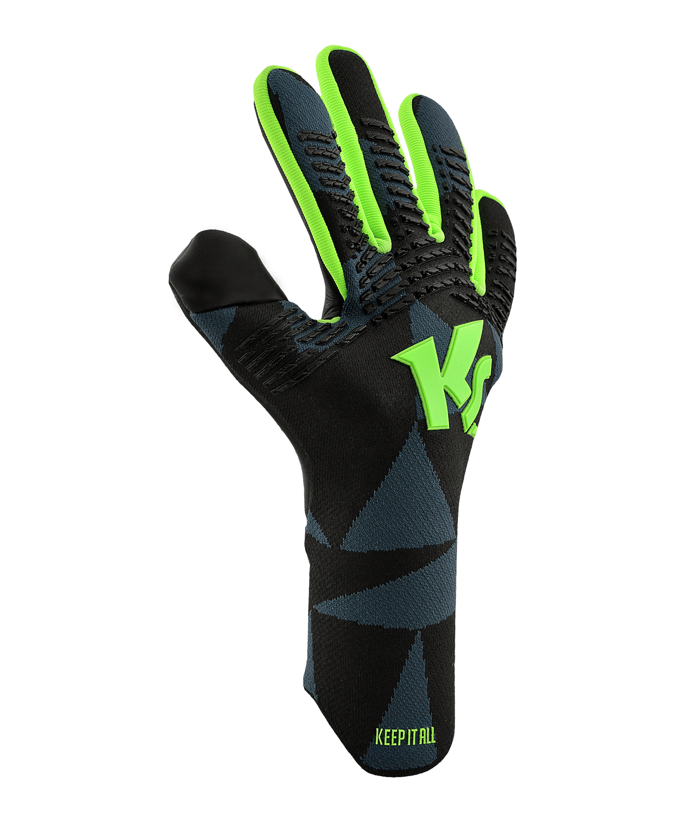 KEEPERsport Varan8 Hero NC Demon Torwarthandschuhe Schwarz - schwarz