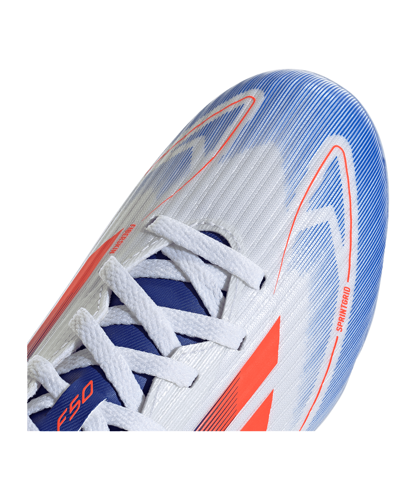 adidas F50 League MG Advancement Kids Weiss Rot - weiss