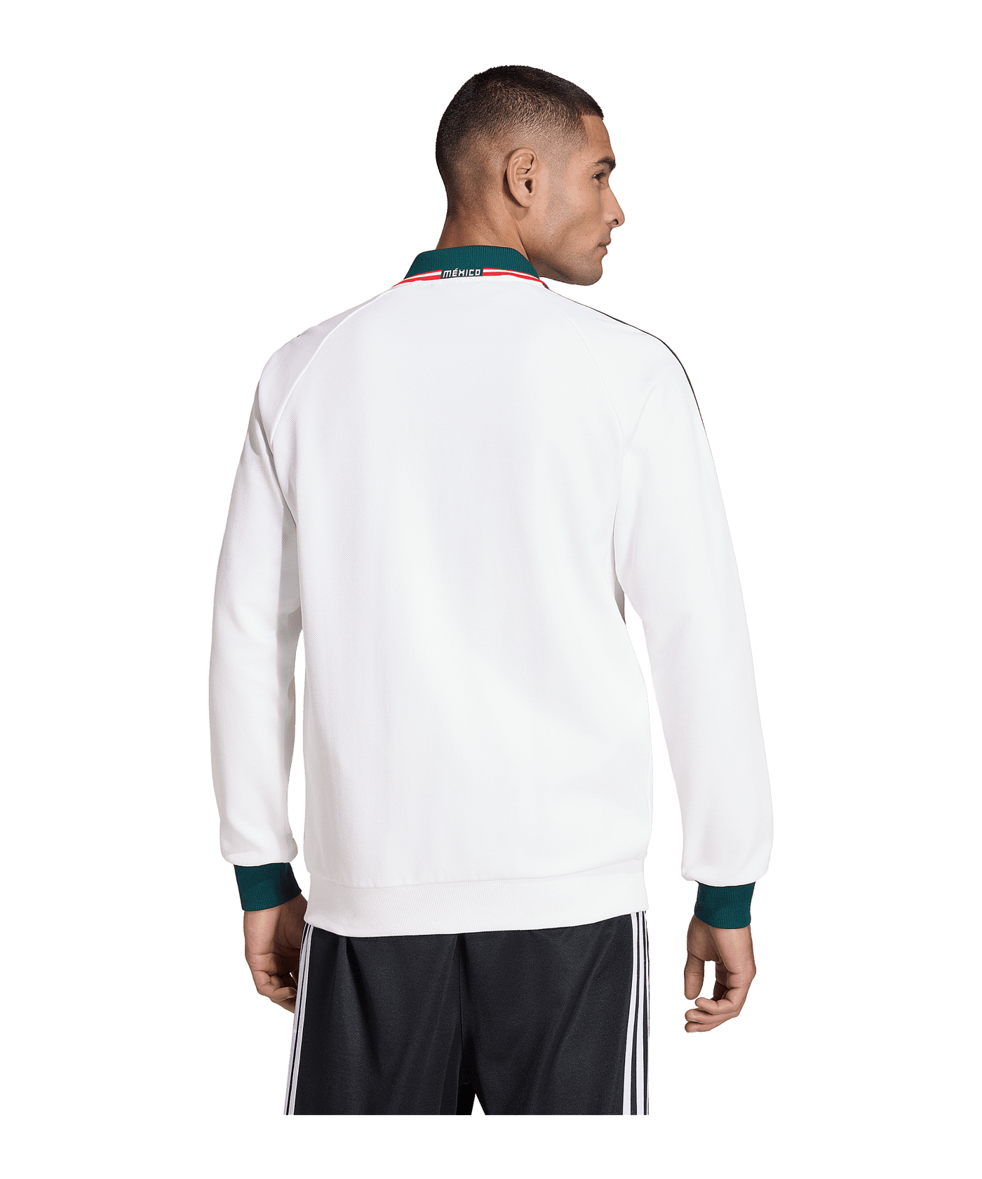 adidas FMF Mexiko Anthem Jacke Weiß - weiss