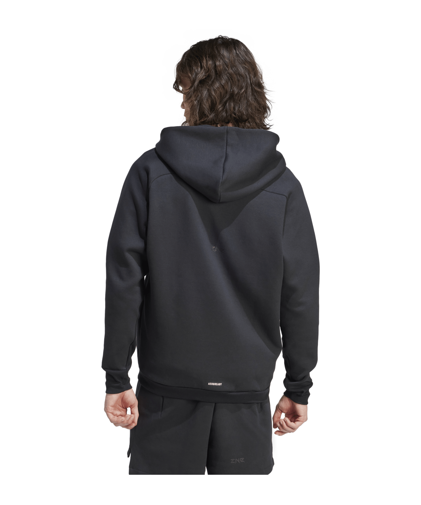 adidas ZNE Tracktop Kapuzenjacke Schwarz - schwarz