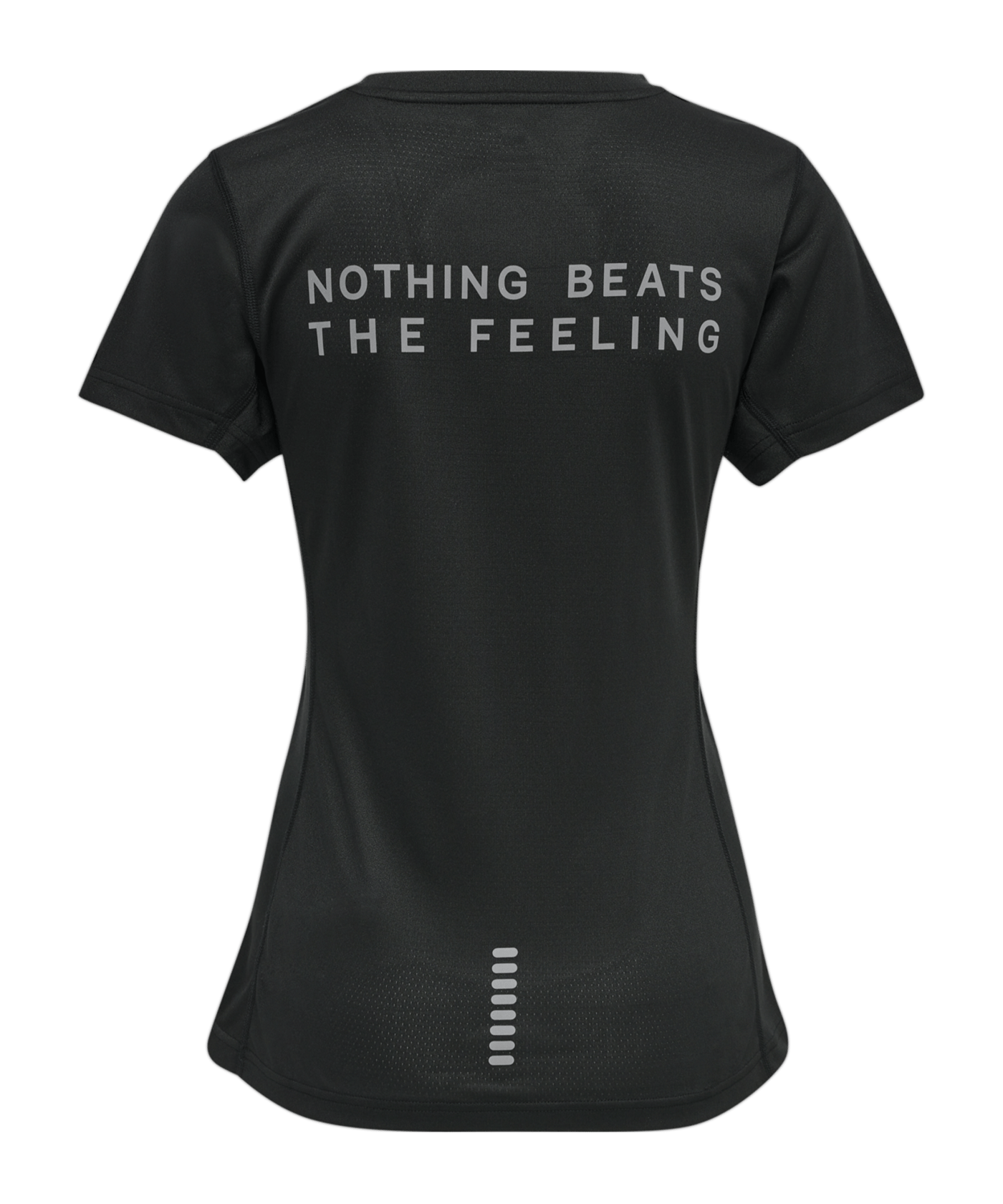 Newline Statement T-Shirt Running Damen F2001 - schwarz