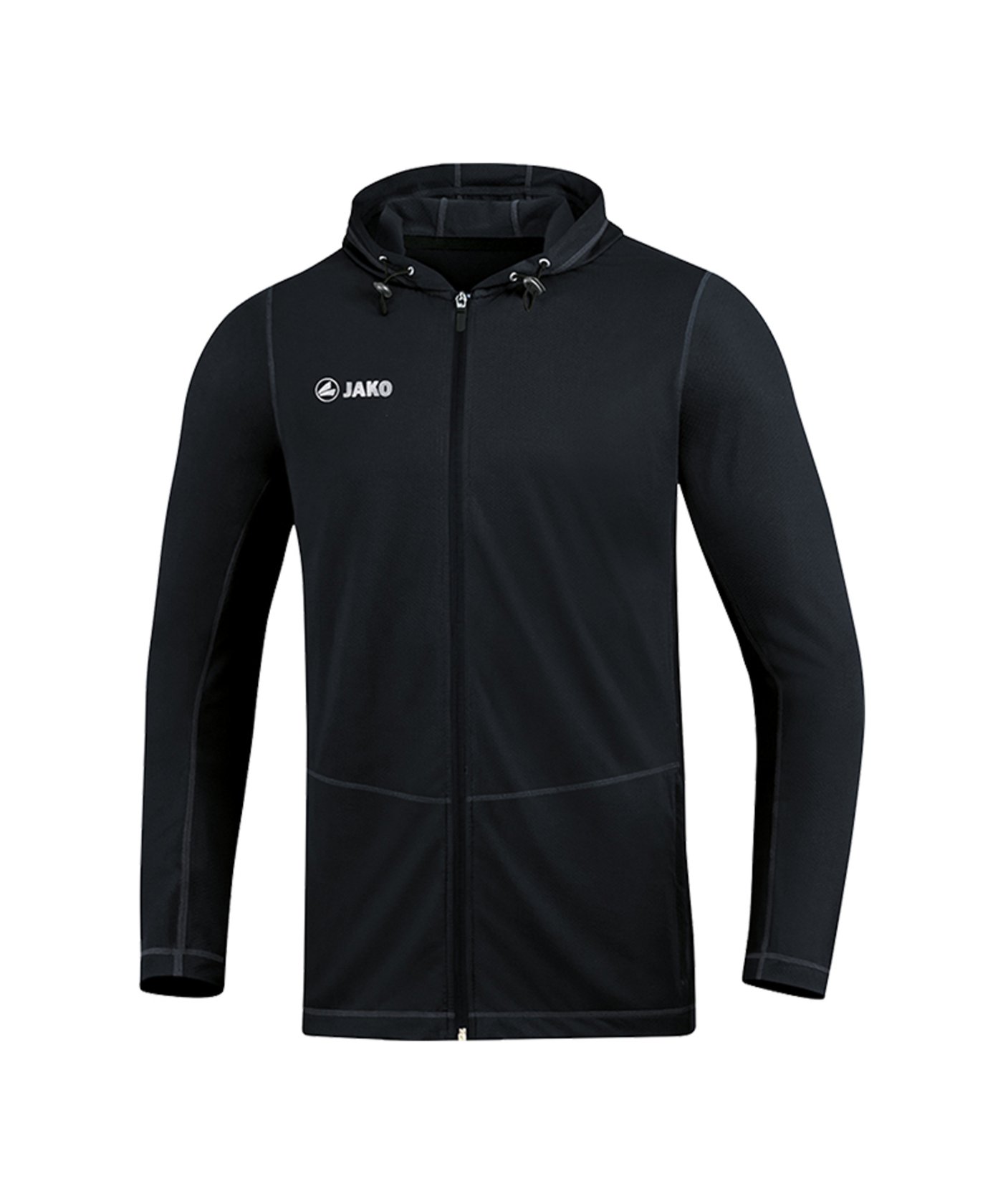 Jako Run 2.0 Kapuzenjacke Running Schwarz F08 - schwarz