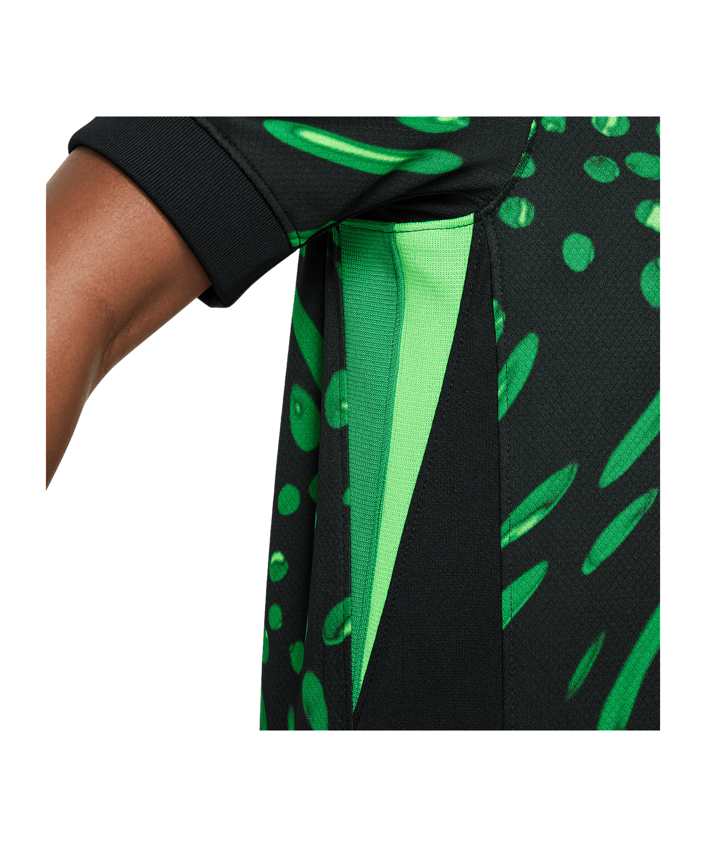 Nike Nigeria Trikot Away 2024 Kids Schwarz F010 - grau