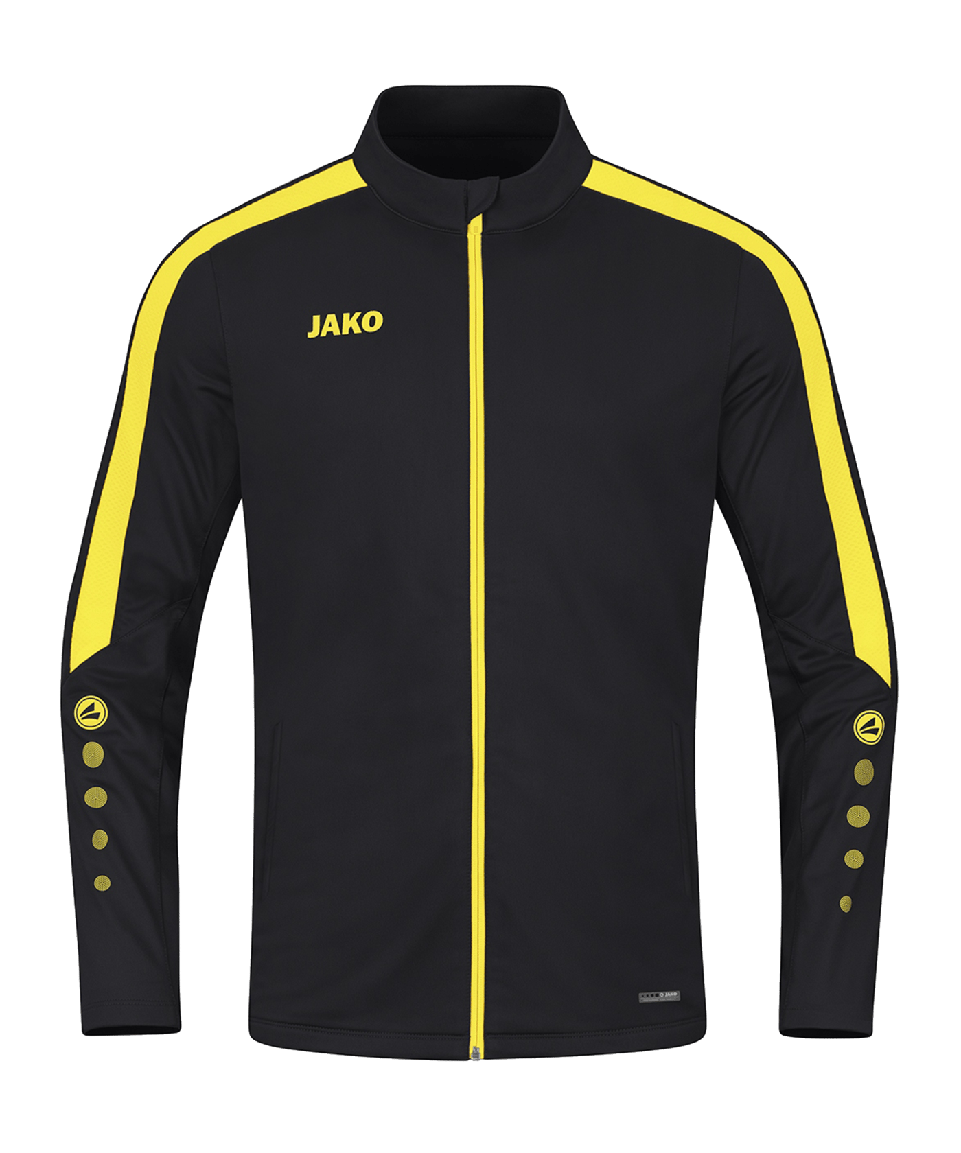 JAKO Power Polyesterjacke Damen Schwarz Gelb F803 - schwarz
