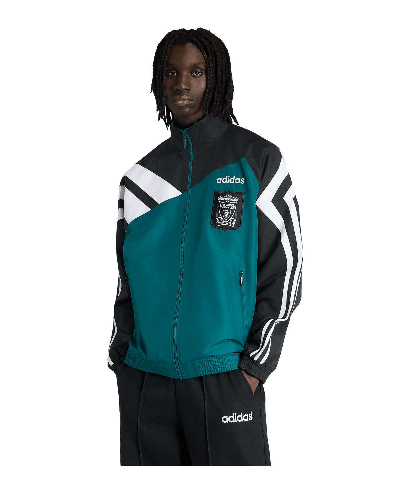 adidas FC Liverpool Track Jacke 95 Grün - gruen