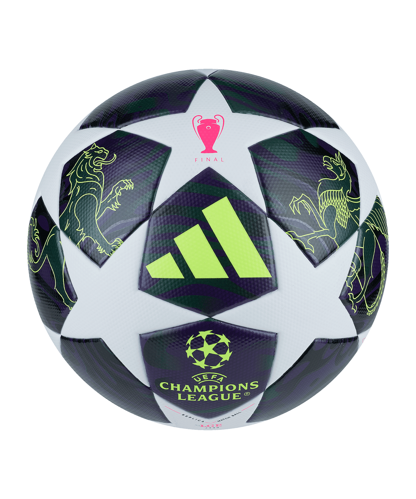adidas UEFA Champions League Final League J350 Trainingsball 2025/2026 Kids Lila - lila