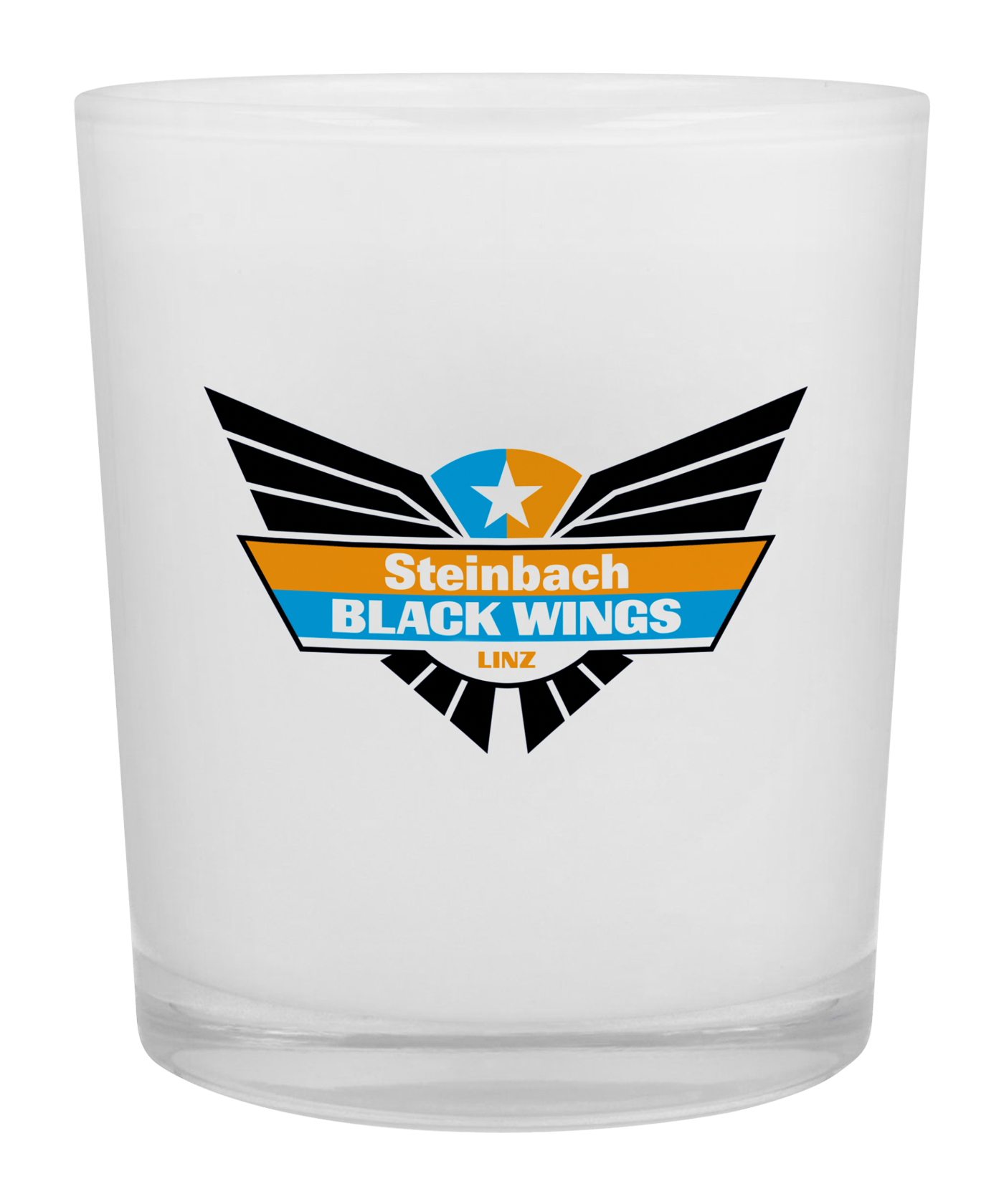 Black Wings Classic Kerze Weiss - weiss