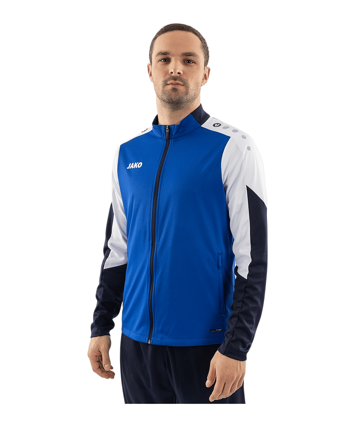 JAKO Dynamic Polyester Trainingsjacke Blau F405 - blau