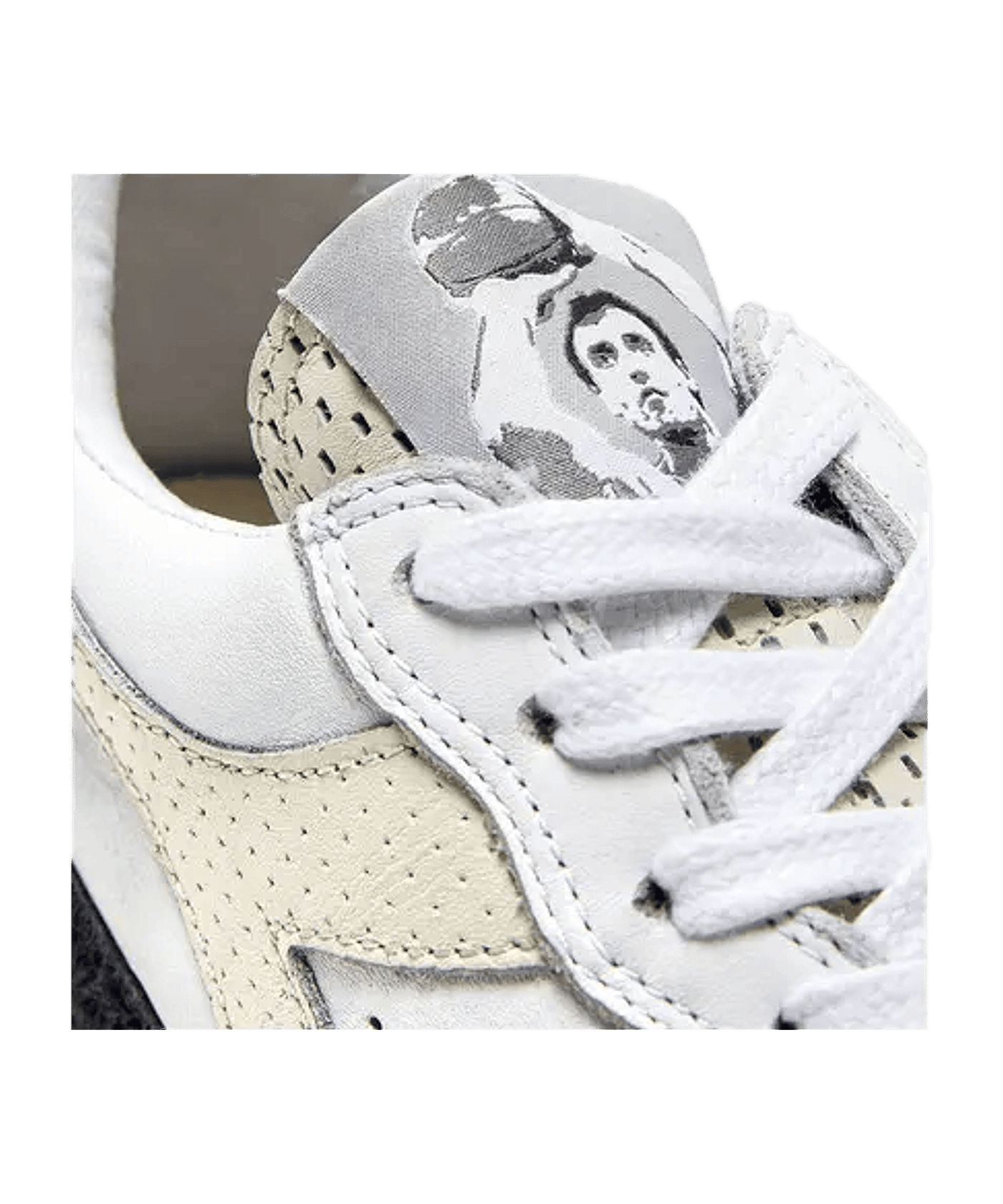 Diadora MI Basket Low Punche Sneaker Weiß - weiss