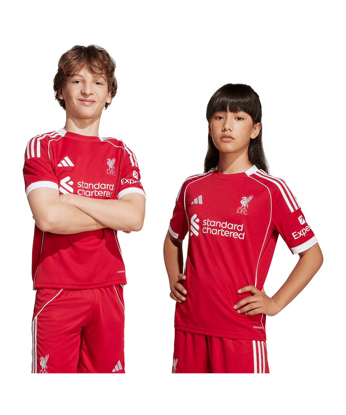 adidas FC Liverpool Trikot Home 2025/2026 Kids Rot - rot