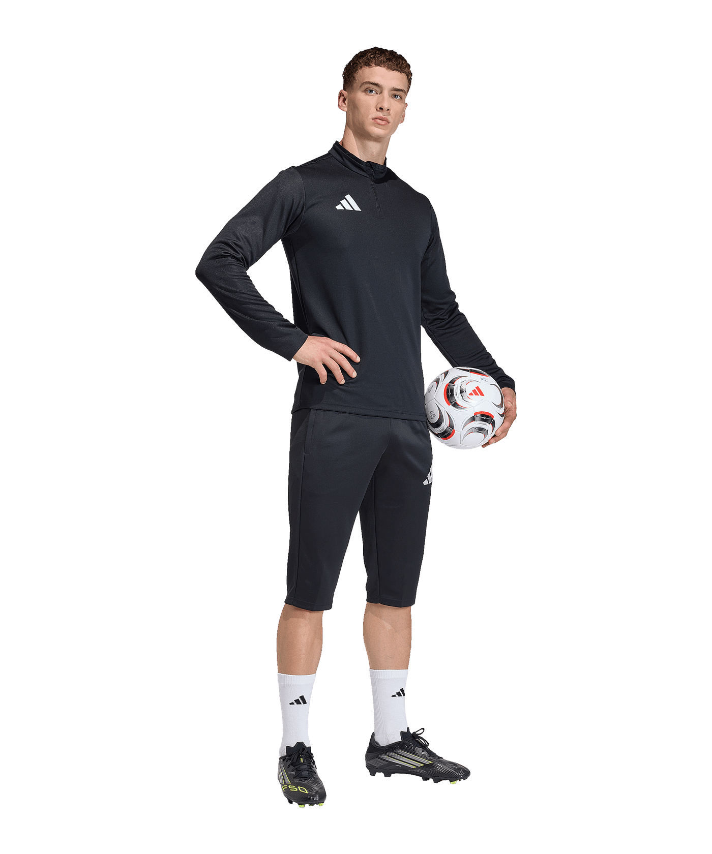 adidas Entrada 26 Short Schwarz - schwarz