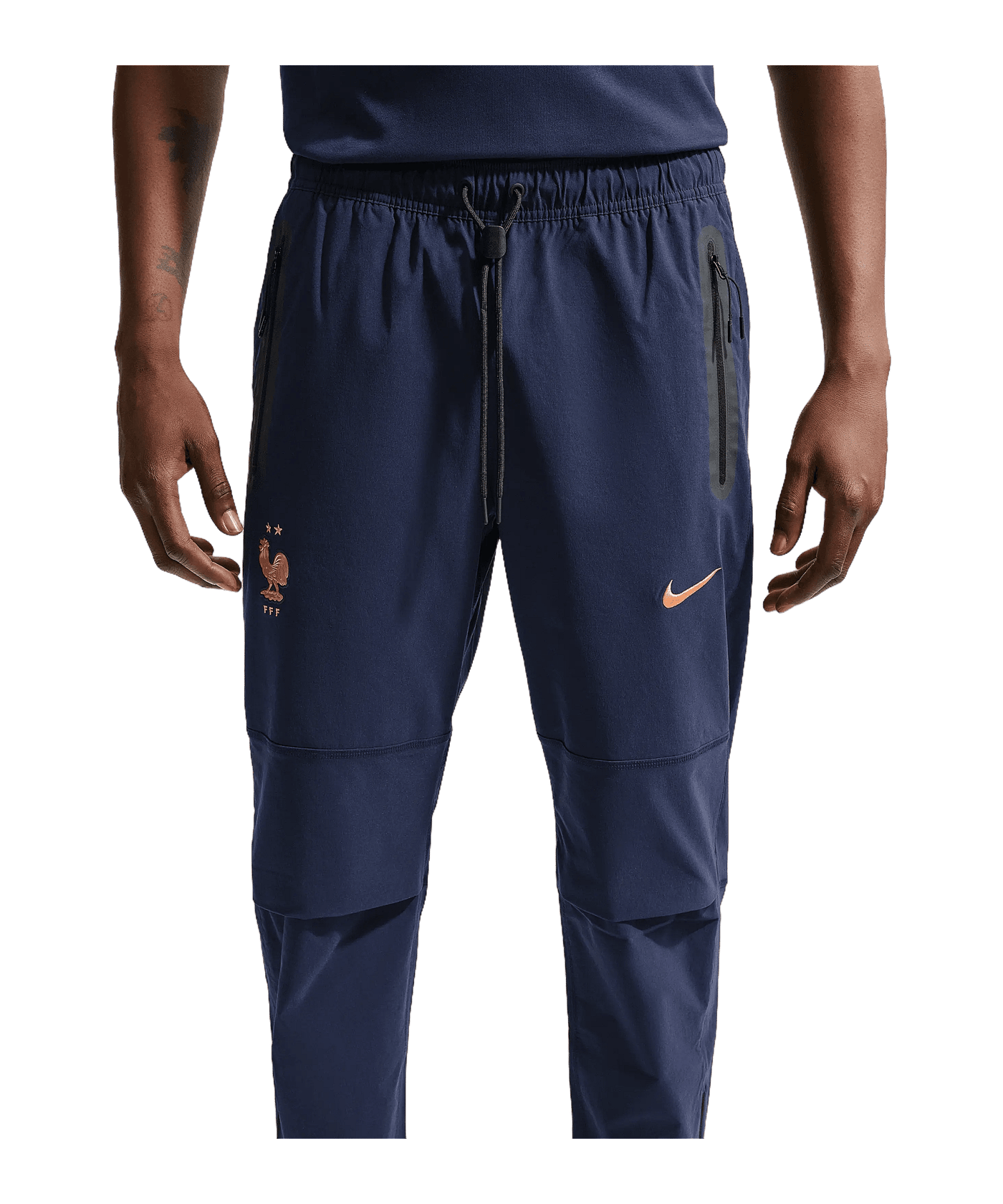 Nike FFF Frankreich Woven Trainingshose Blau F498 - blau