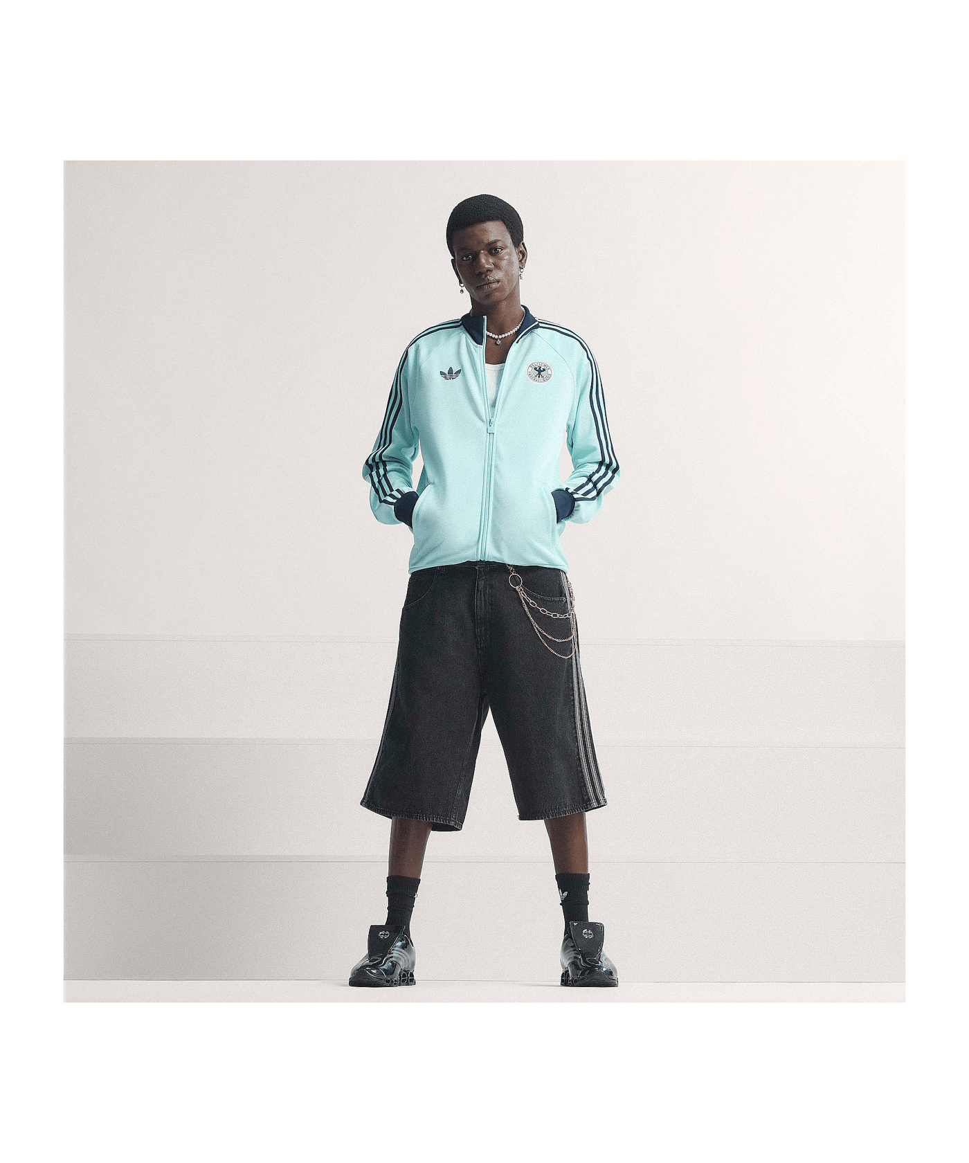 adidas DFB Deutschland Originals Jacke Türkis - tuerkis