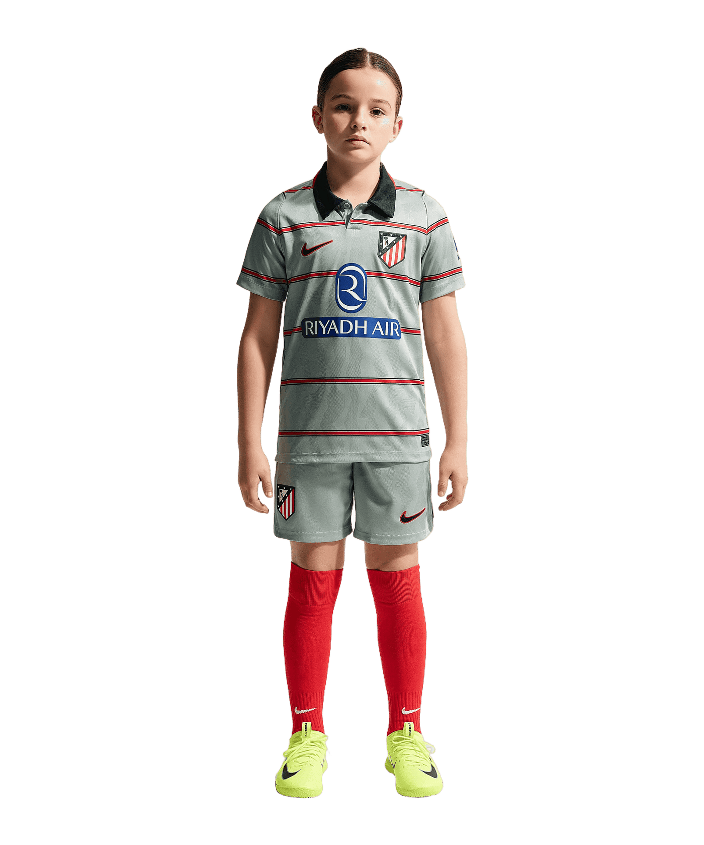 Nike Atletico Madrid Trikot 3rd 2026/2027 Kids Grau F087 - grau