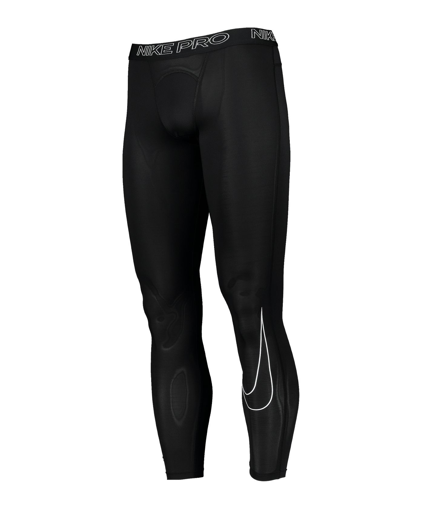 Nike Pro Dri-FIT Tight Schwarz Weiss F010 - schwarz
