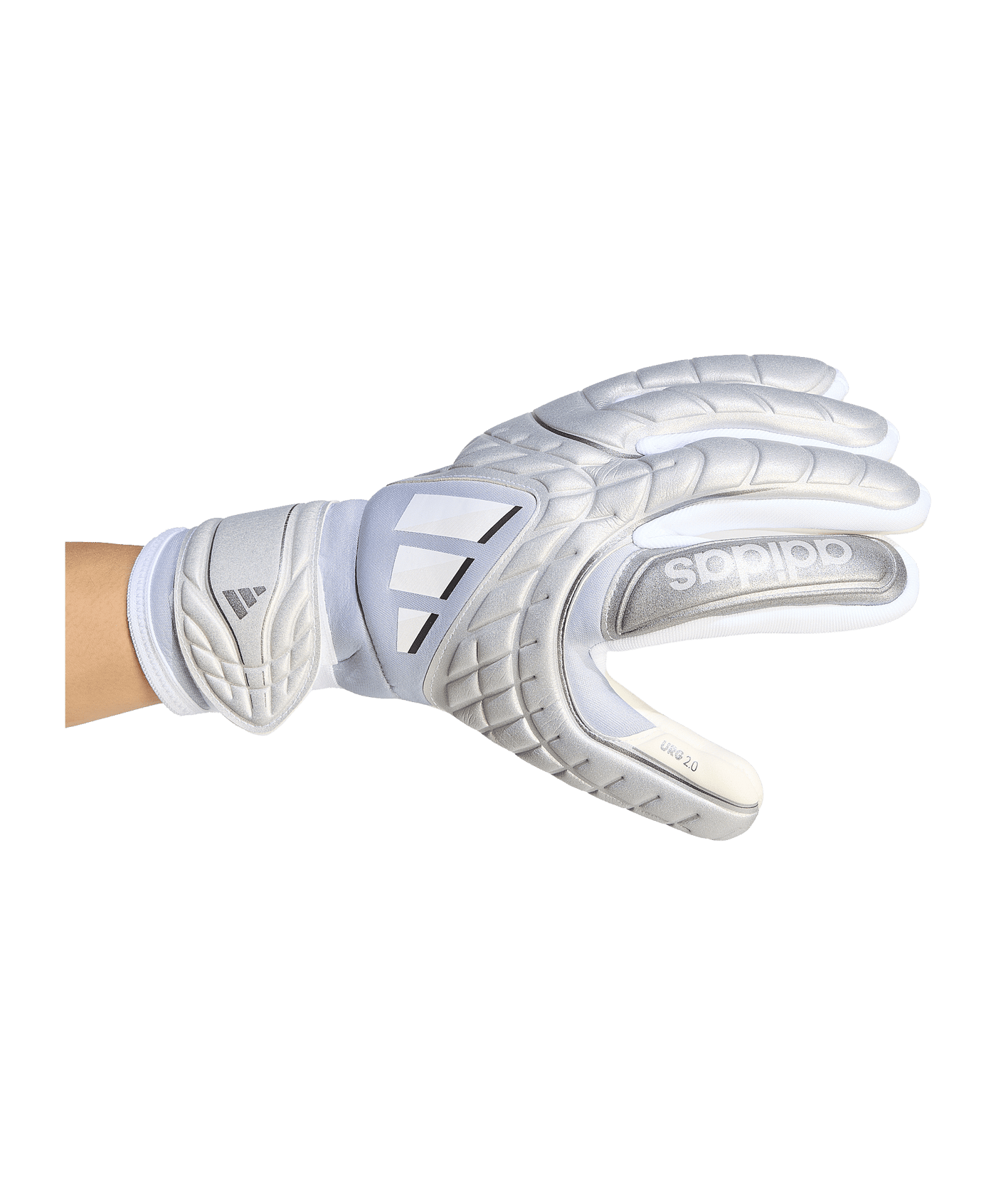 adidas Copa Pro Fingersave Torwarthandschuhe Grau - grau
