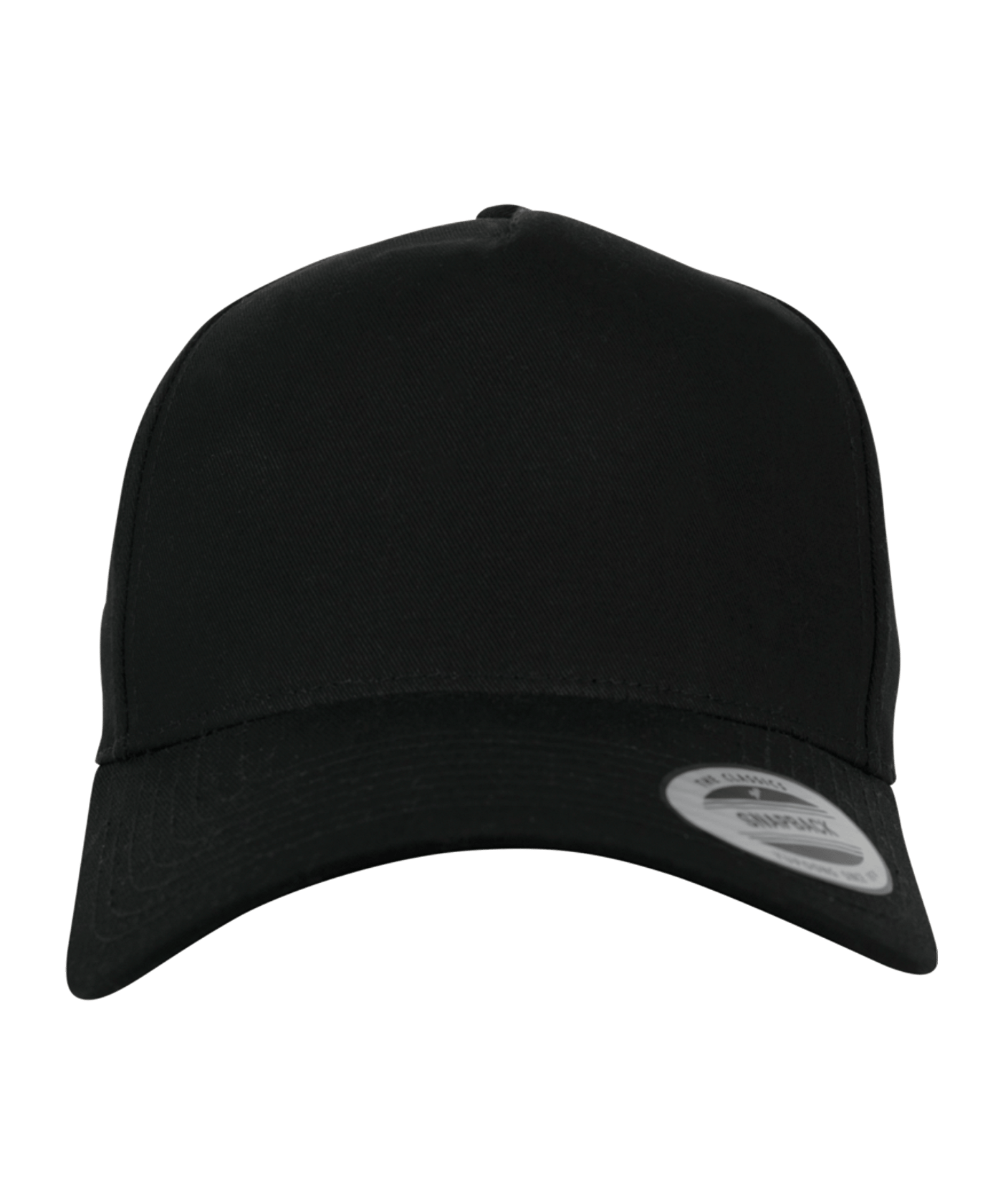 Merch Merch 5 Panel Curved Snapback Cap Schwarz - schwarz