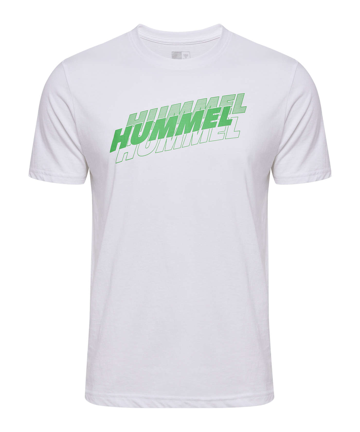 Hummel Graphic Triple Logo T-Shirt Weiss F9001 - weiss