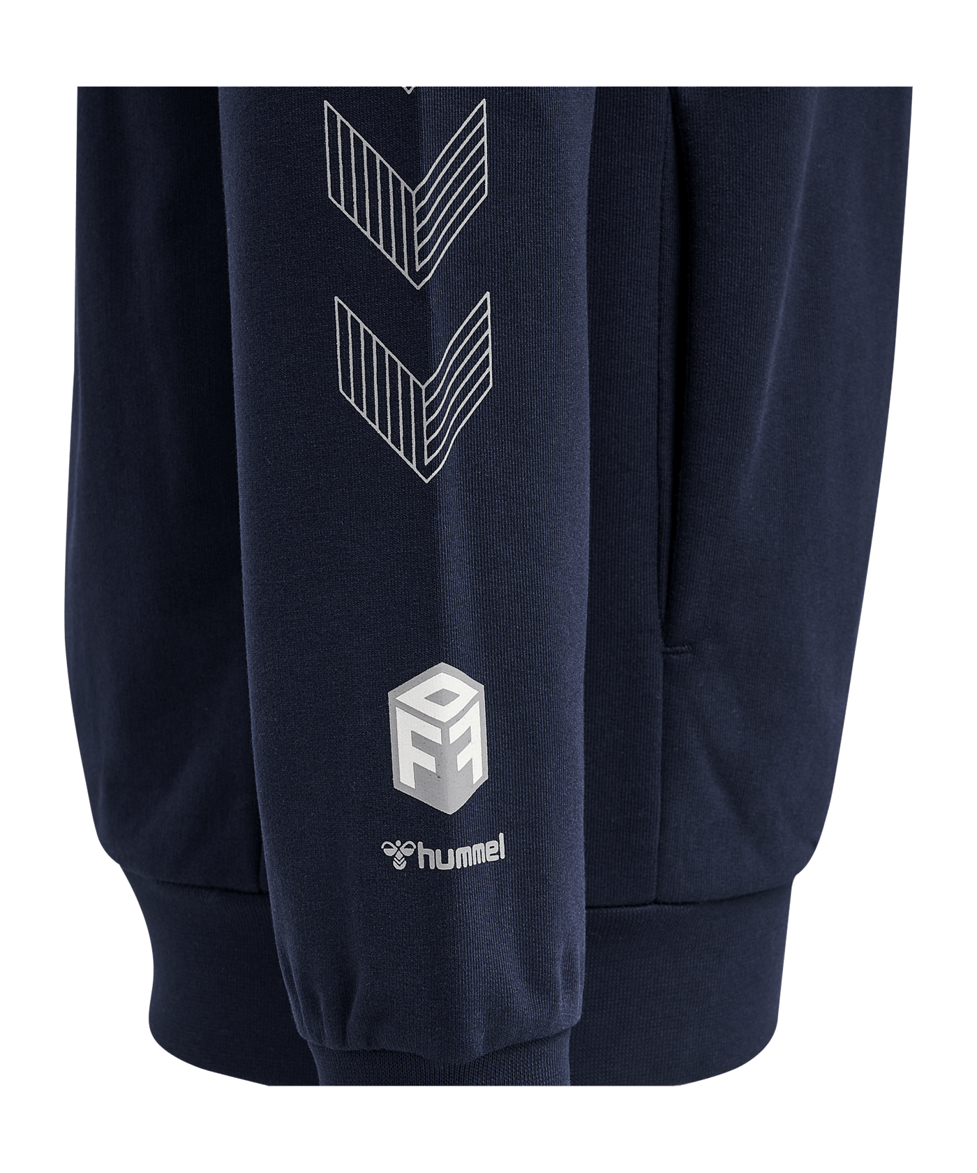 Hummel Move Grid Cotton Sweatshirt Kids Blau F7026 - blau