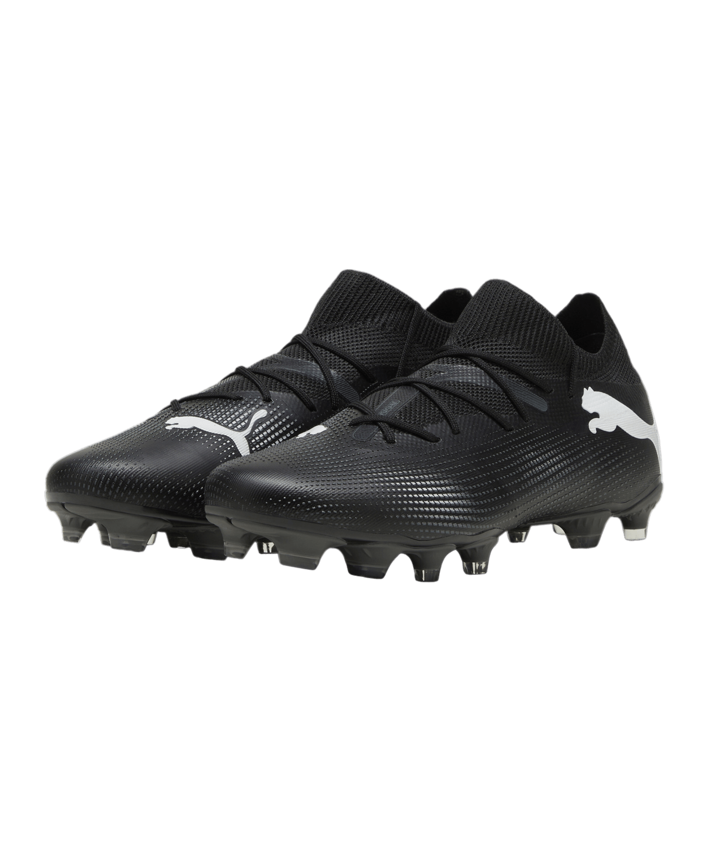 PUMA FUTURE 7 Match FG/AG Eclipse Schwarz Weiss F02 - schwarz