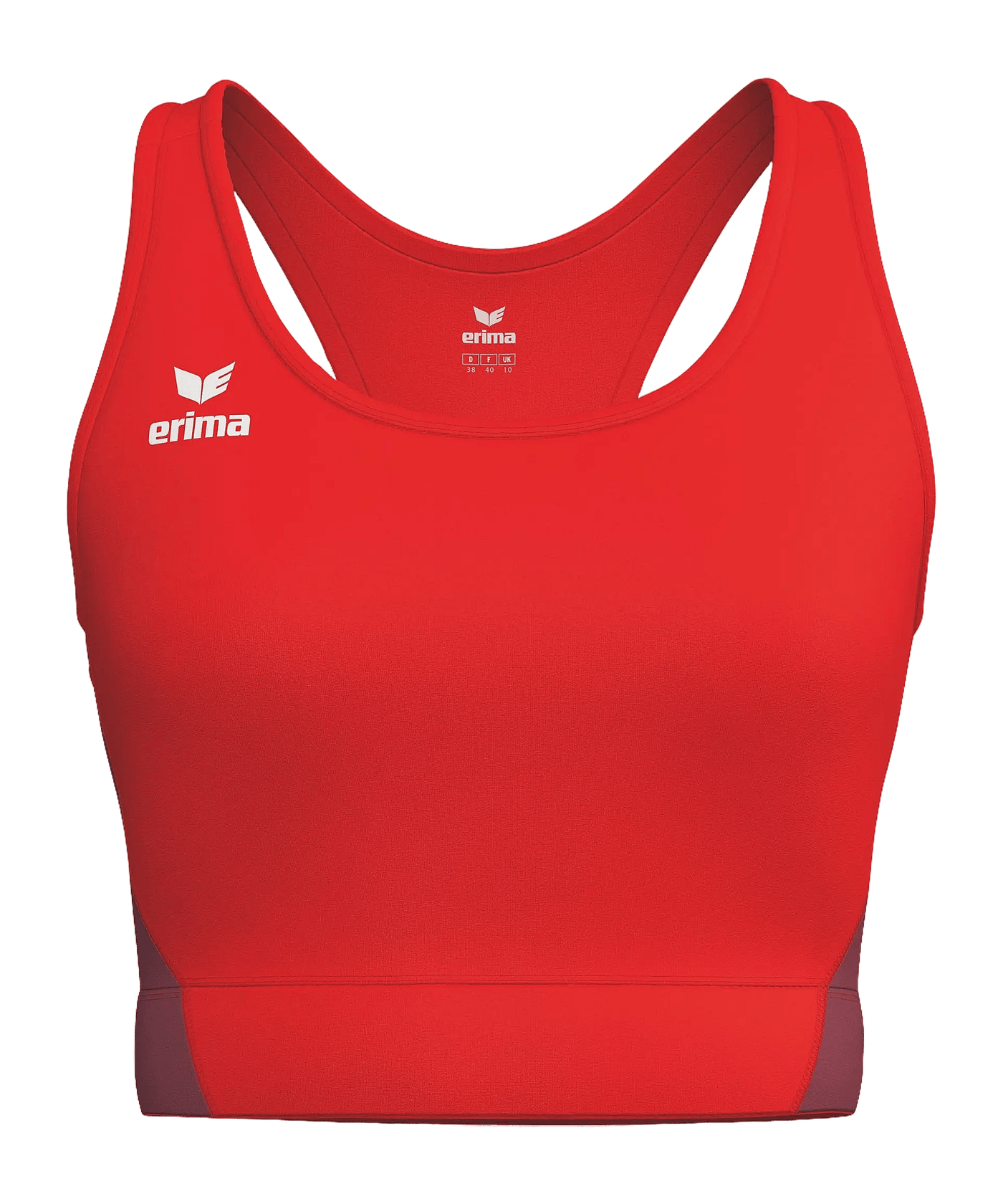 Erima T&F WINGS Sport-BH Damen Rot F8282620 - rot