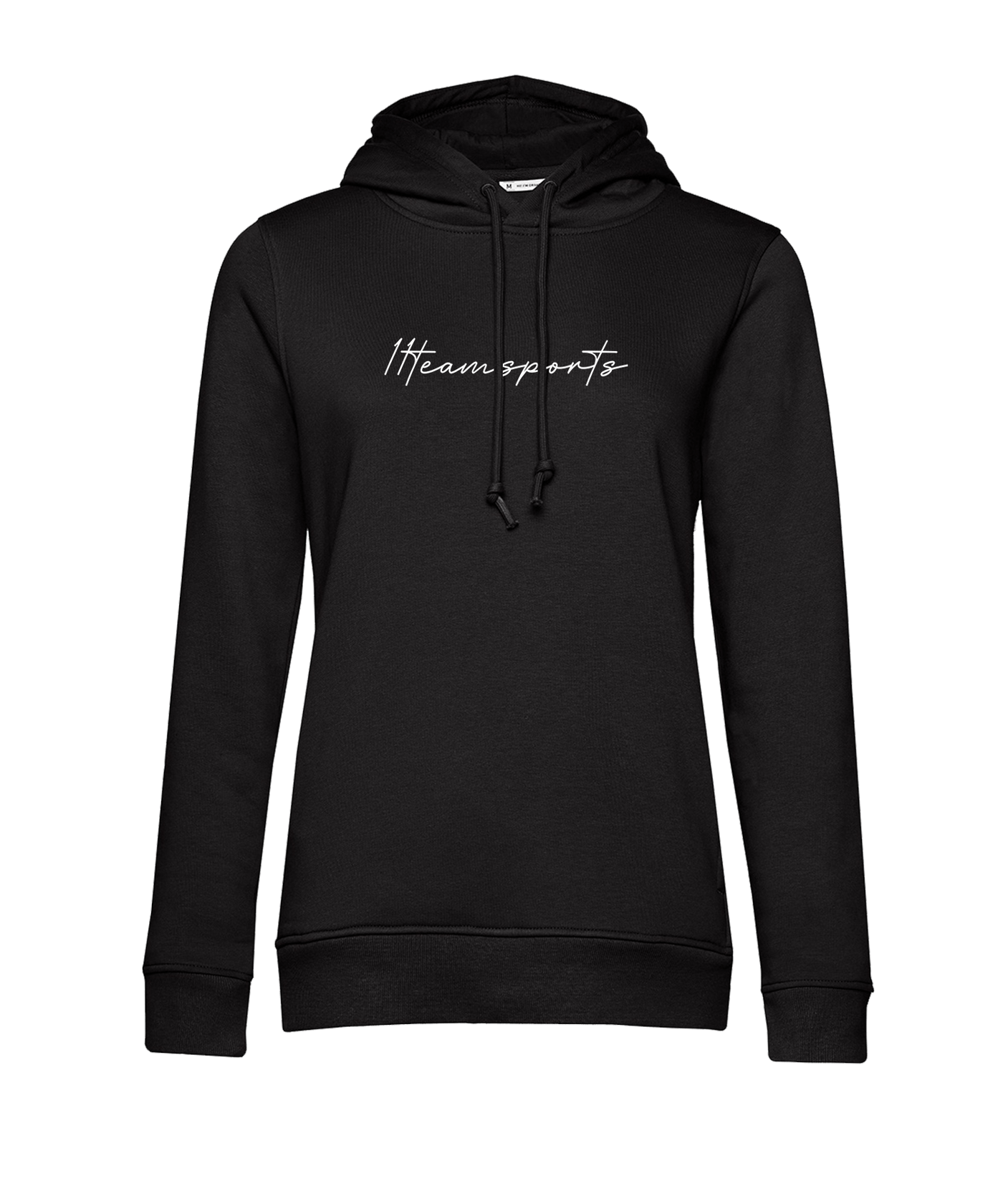11teamsports Handwriting Hoody Damen Schwarz - schwarz