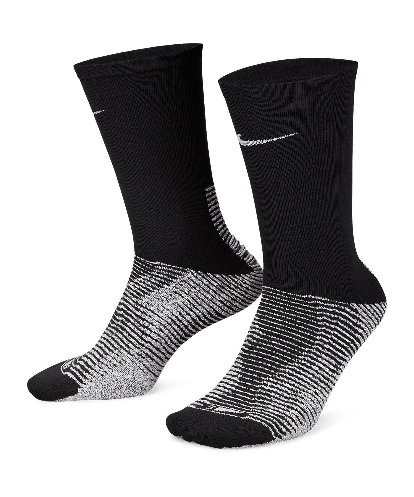 Nike Vapor Grip Crew Socken Schwarz Weiss F010 - schwarz