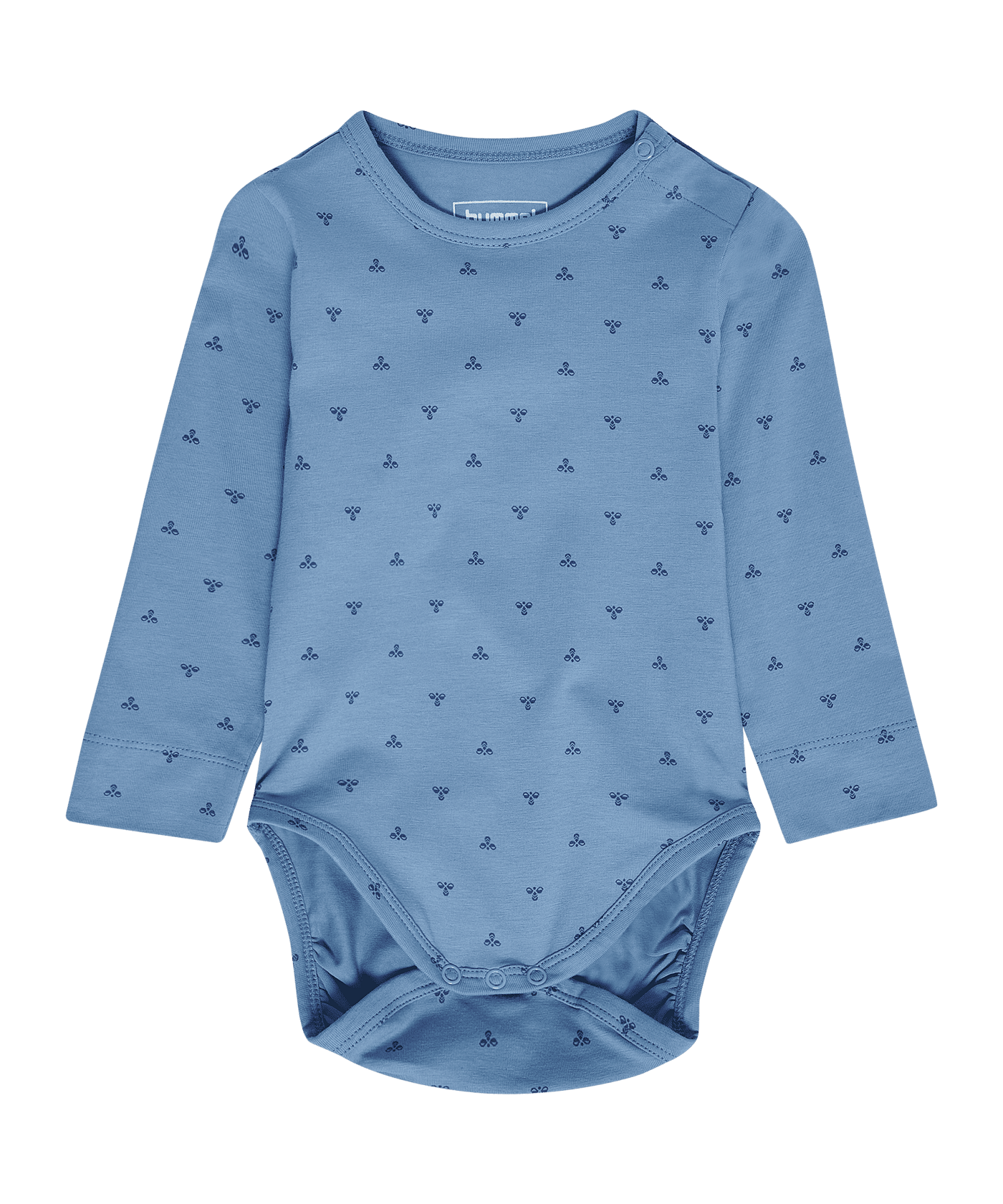 Hummel Mini Bee Aop Body L/S Anzug Kids Blau F7162 - blau
