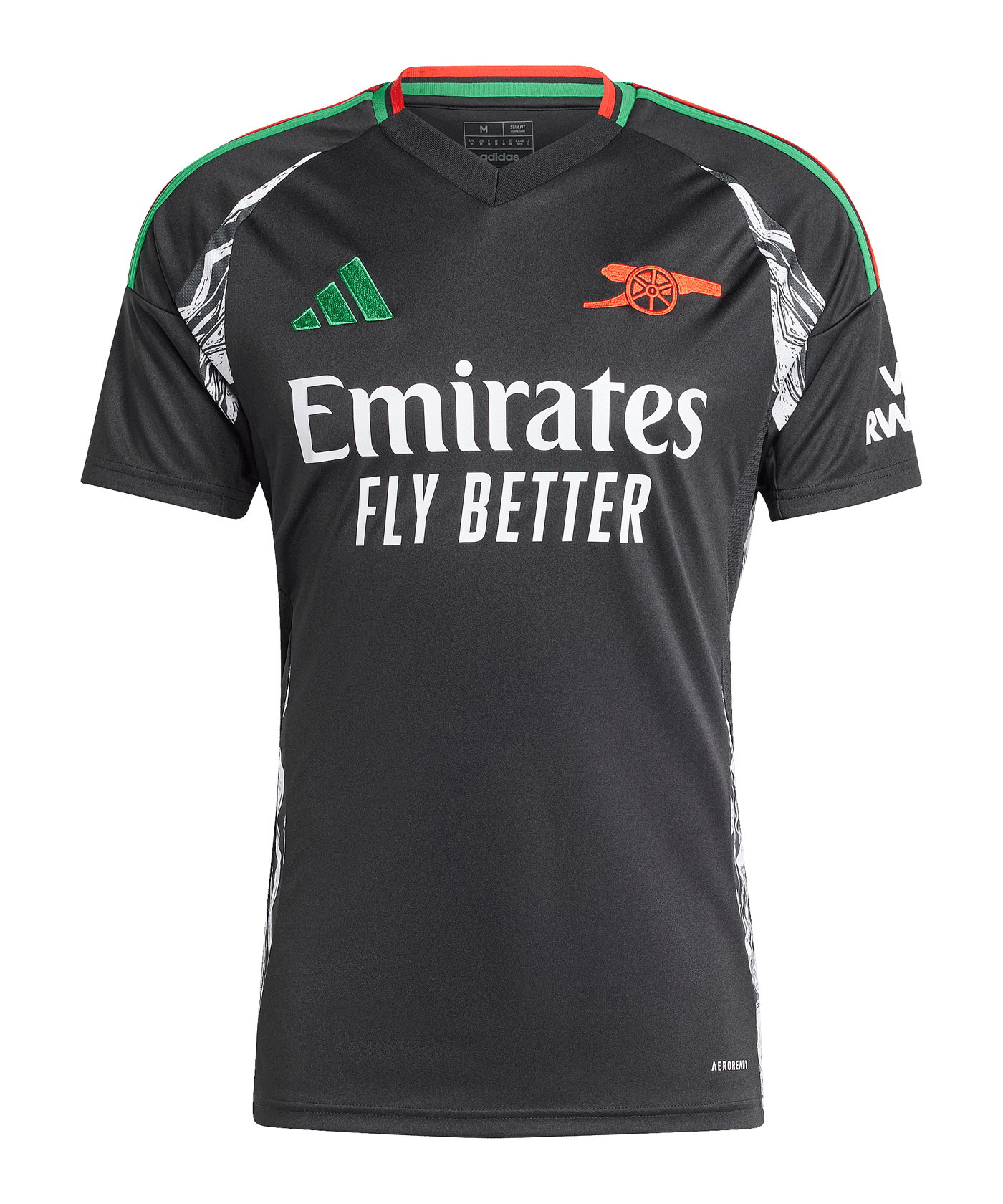 adidas FC Arsenal London Trikot Away 2024/2025 Schwarz - schwarz