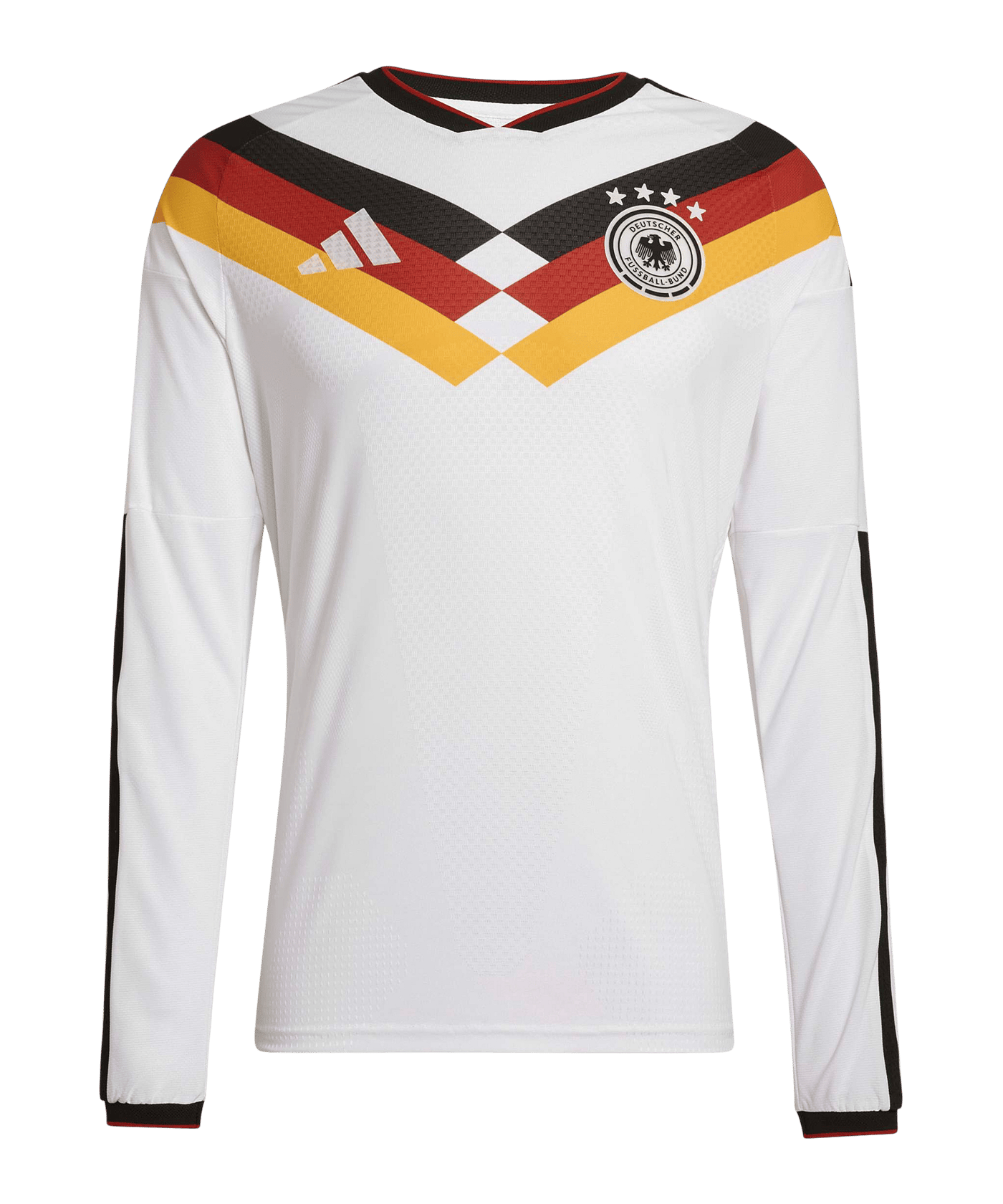 adidas DFB Deutschland Authentic Trikot Langarm Home WM 2026 Weiß - weiss
