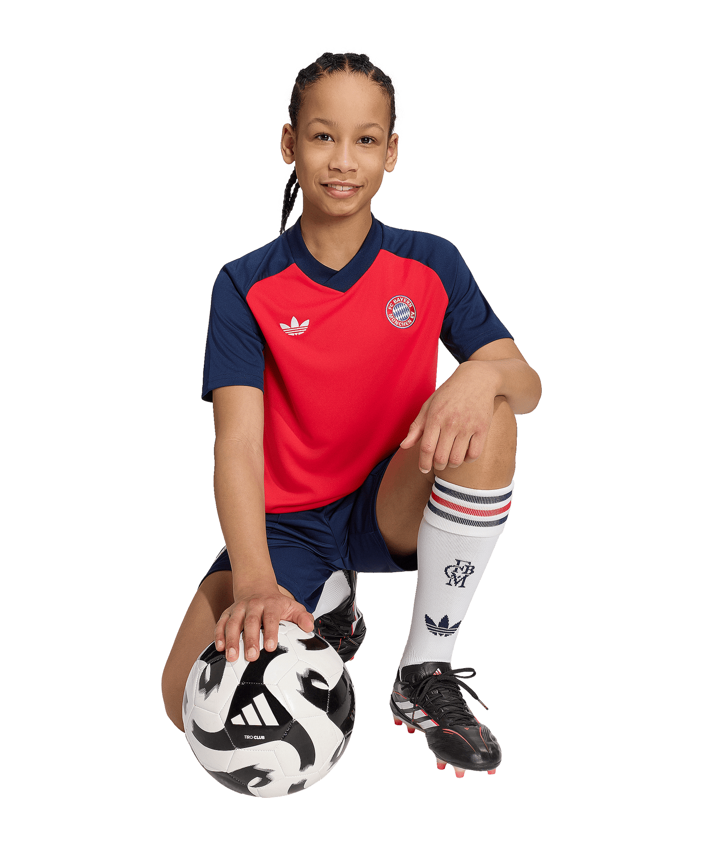 adidas FC Bayern München Pre Match Trikot 2026/2027 Kids Rot - rot