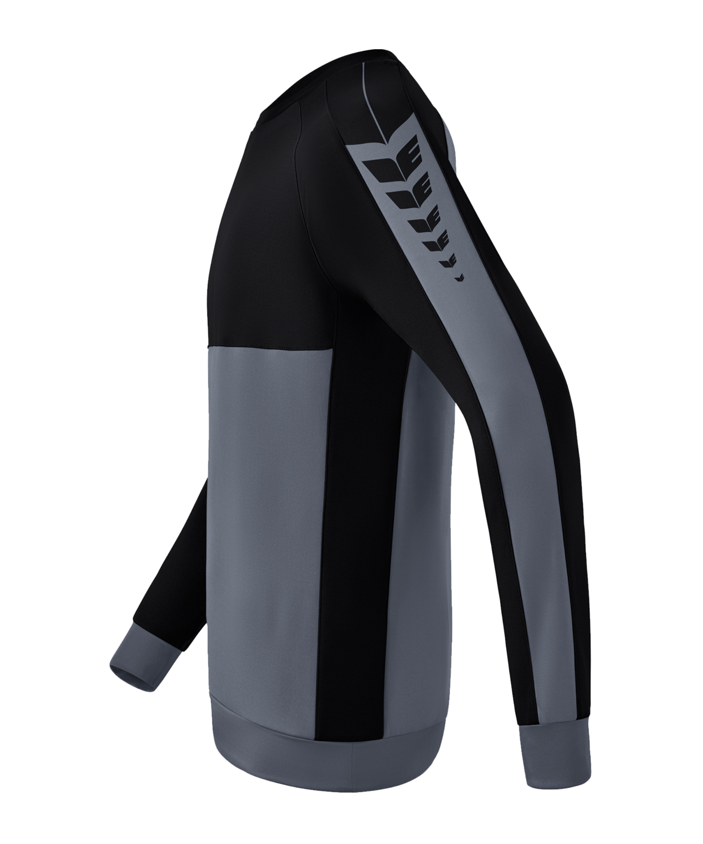 Erima SIX WINGS Sweatshirt Grau Schwarz - grau