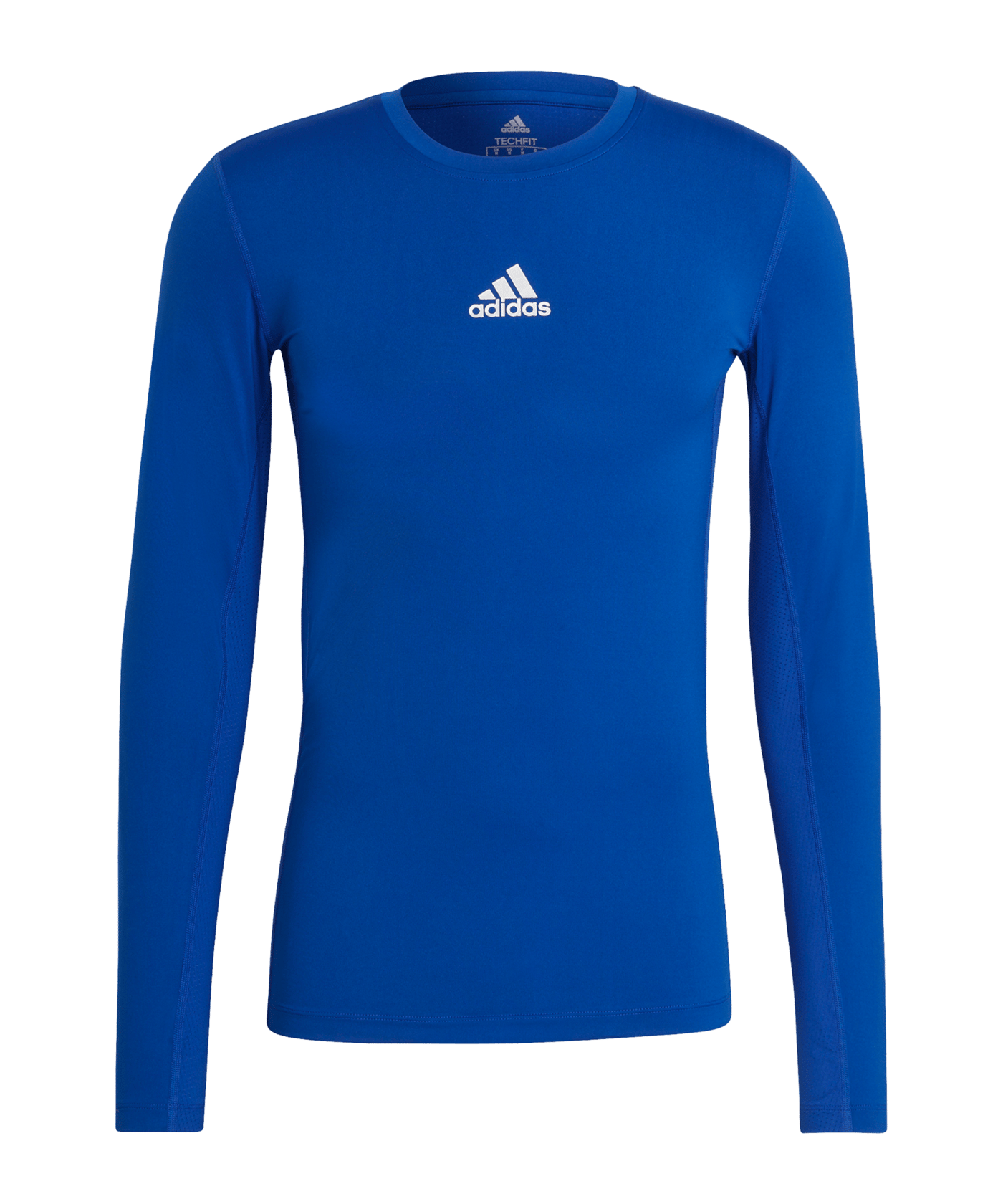 adidas Techfit Shirt langarm Blau - blau