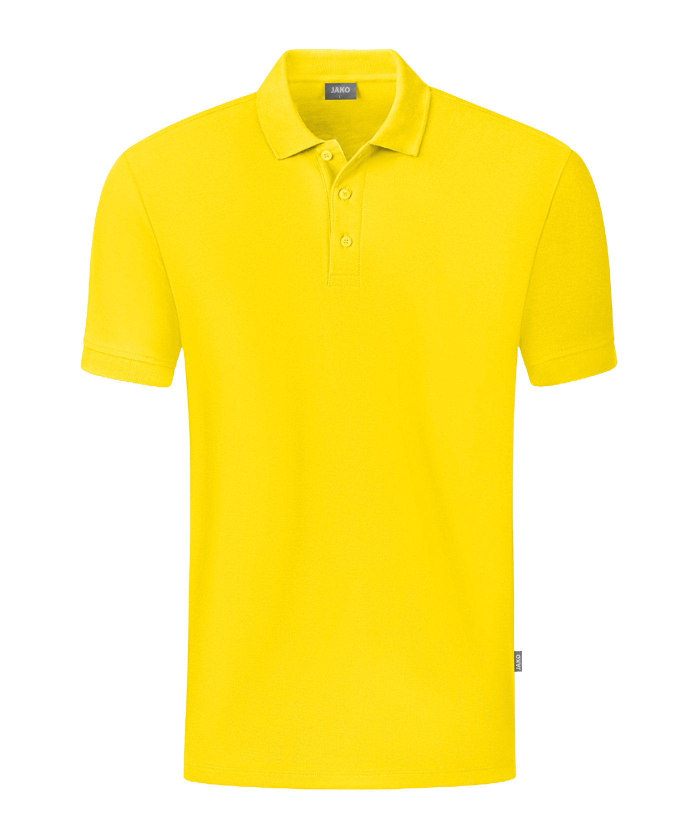 Jako Organic Polo Shirt Kids Gelb F300 - gruen