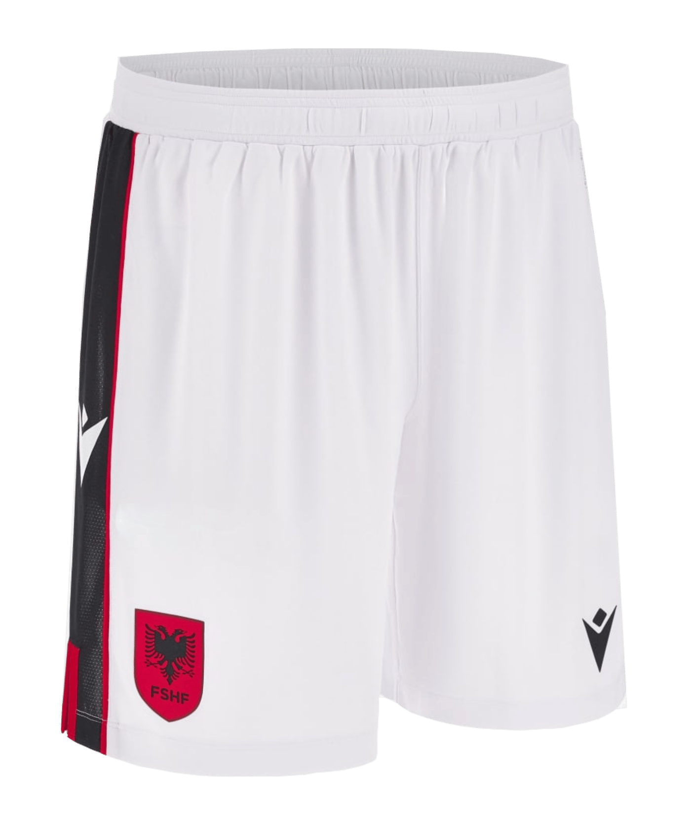 Macron Albanien Short Away 2023 Weiss - weiss