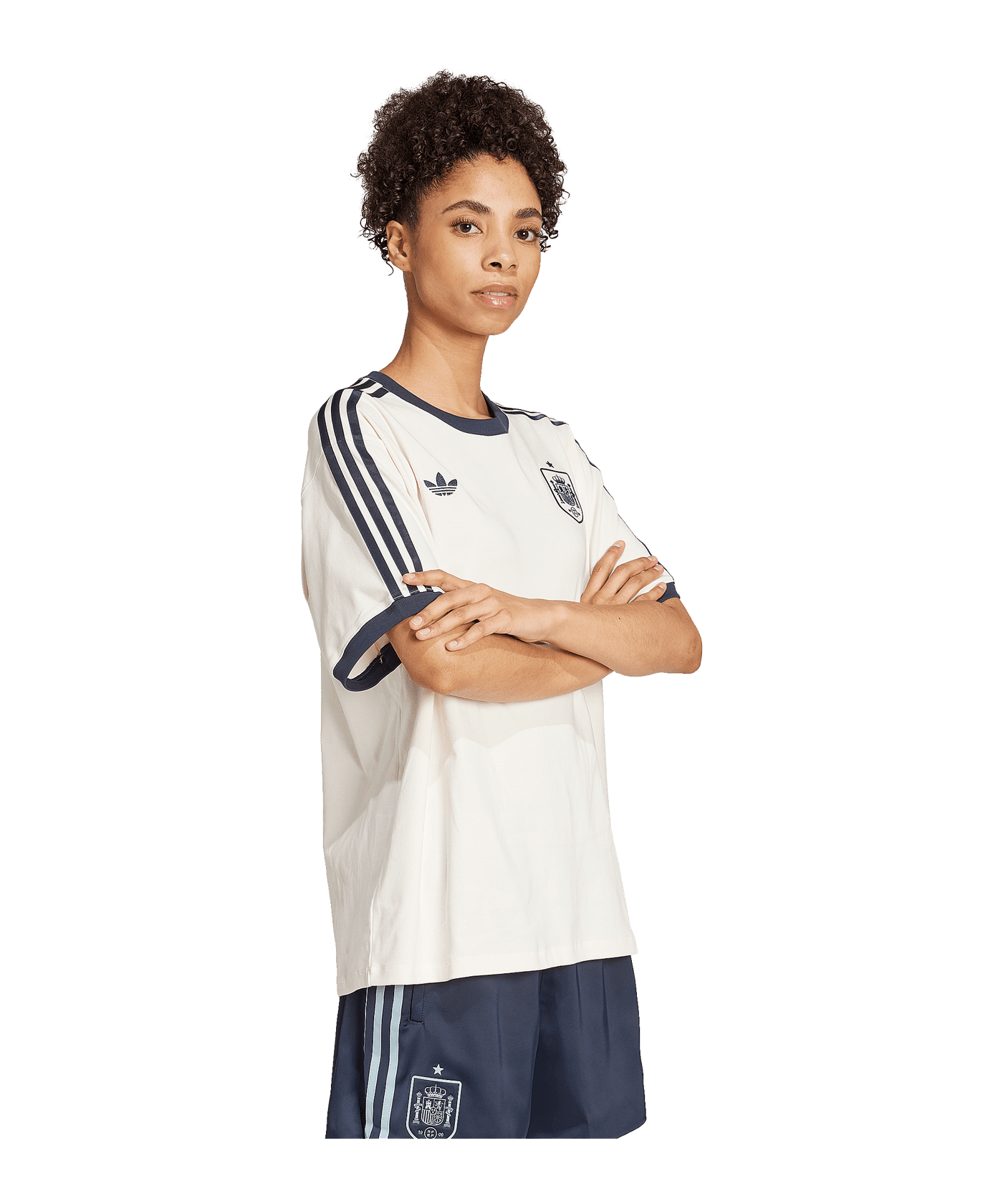 adidas Spanien T-Shirt Damen Weiß - weiss
