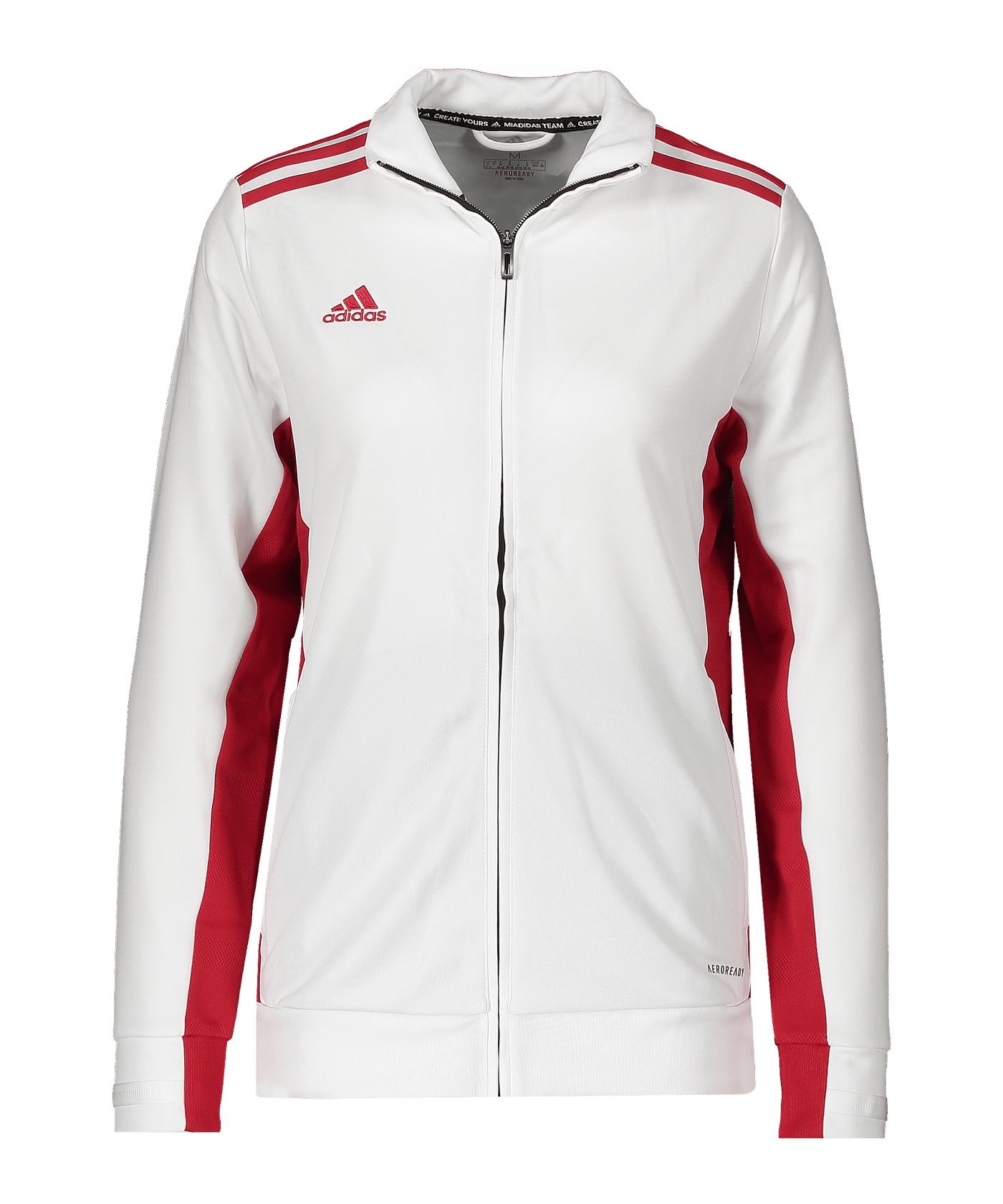 adidas MT19 Trainingsjacke Damen Rot Weiss - weiss