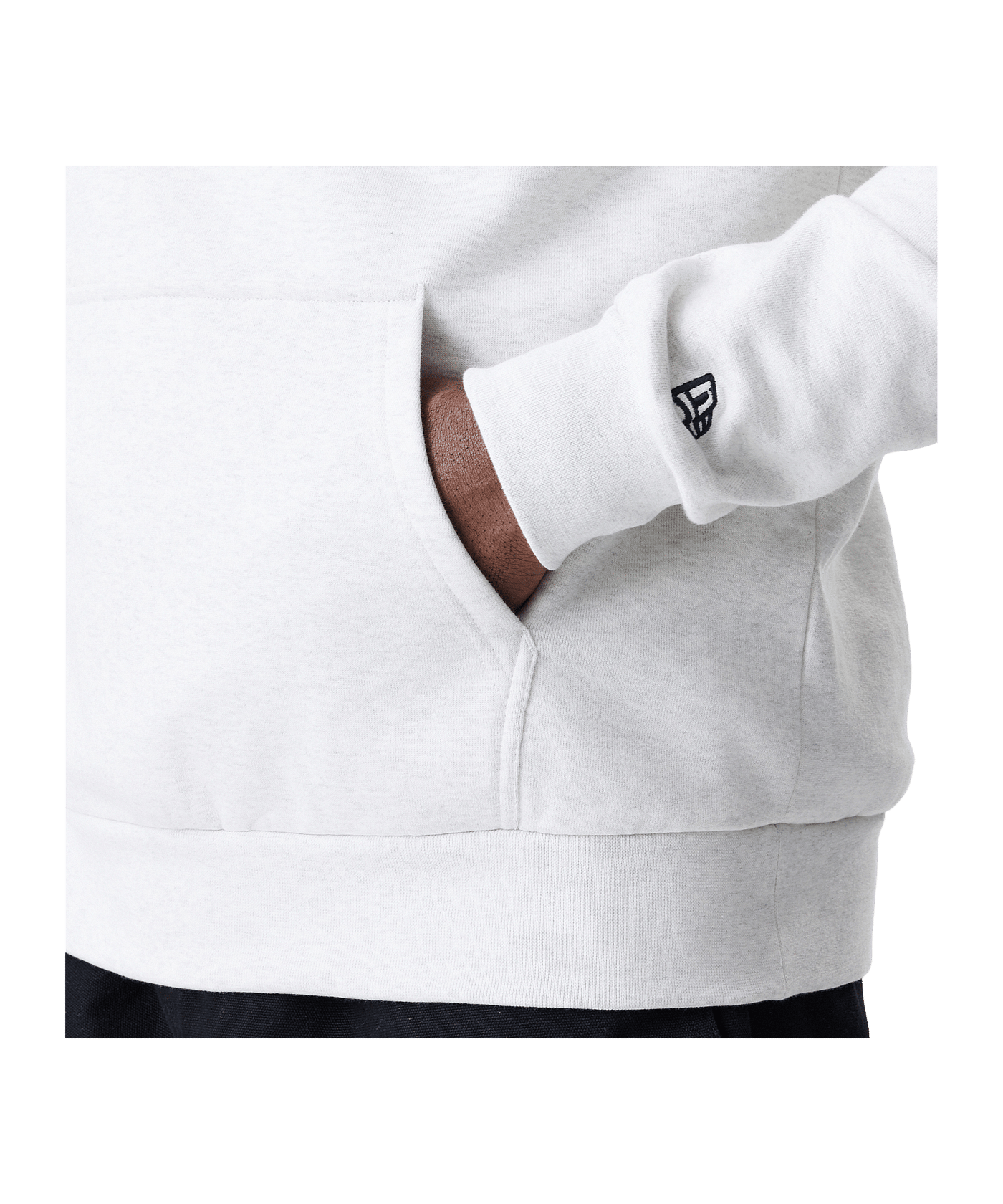 New Era MLB Script Los Angeles Dodgers Oversized Hoody Grau - grau