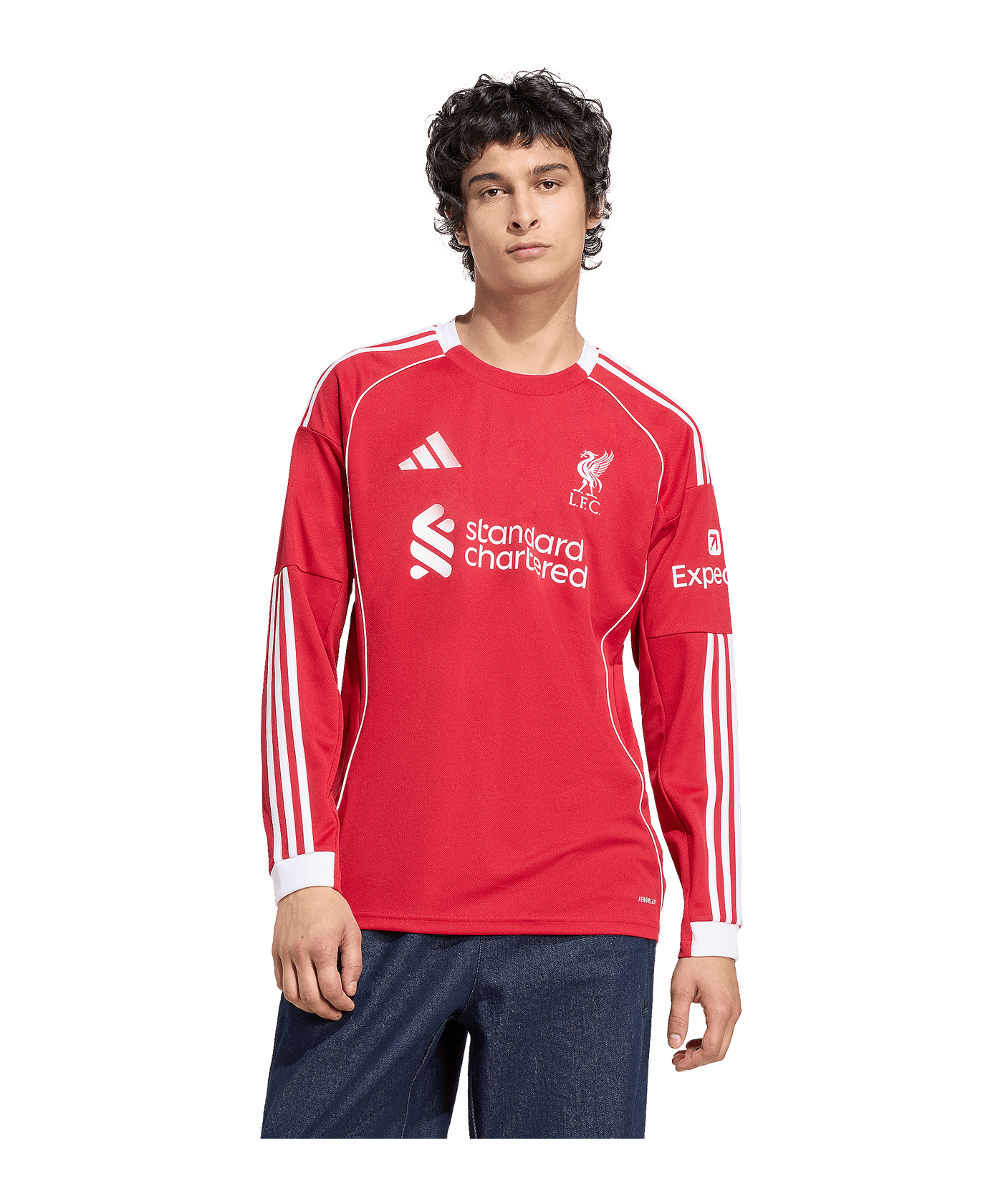 adidas FC Liverpool Trikot langarm Home 2025/2026 Rot - rot
