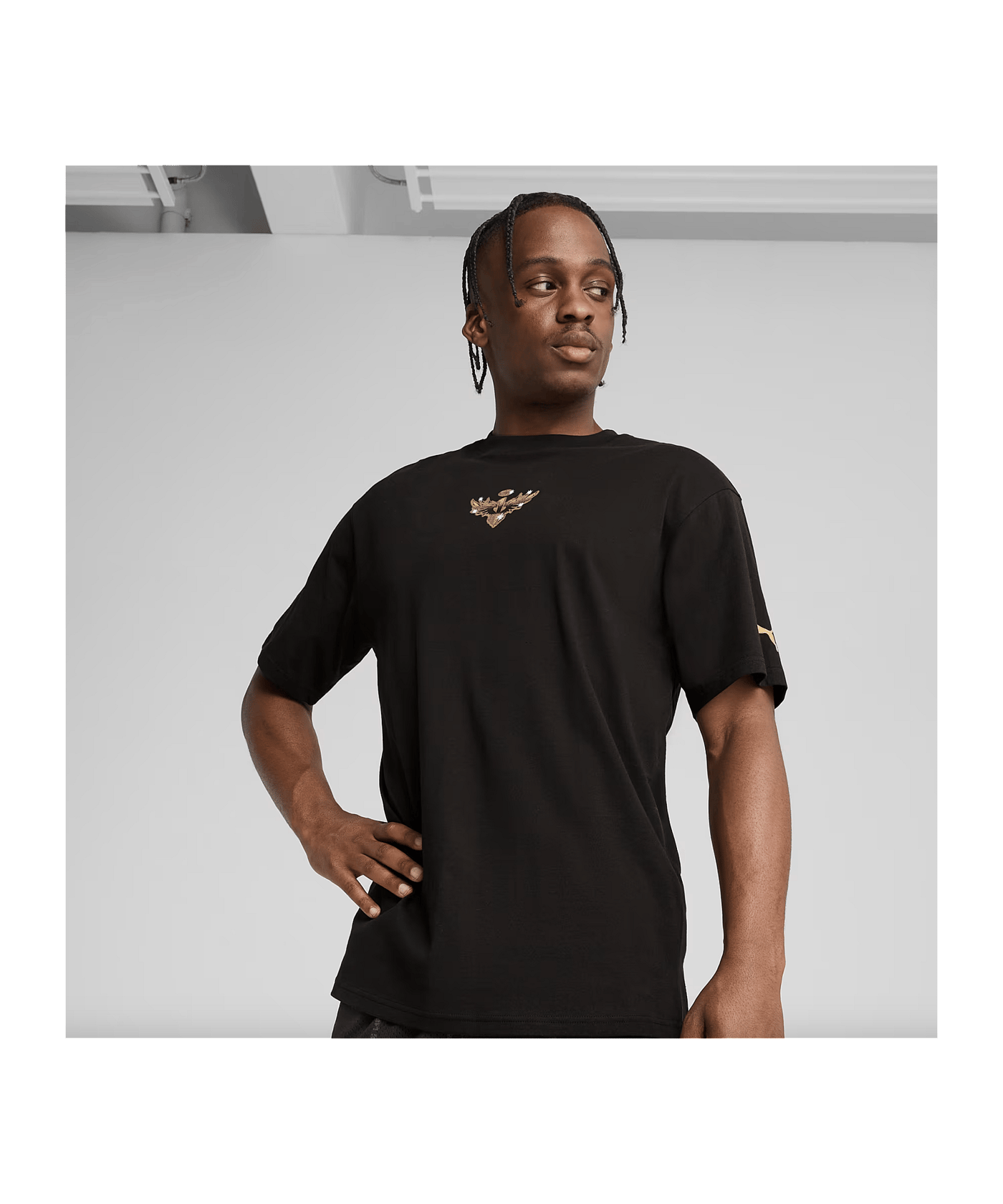 PUMA Melo Alwayz On 1 T-Shirt Schwarz F01 - schwarz