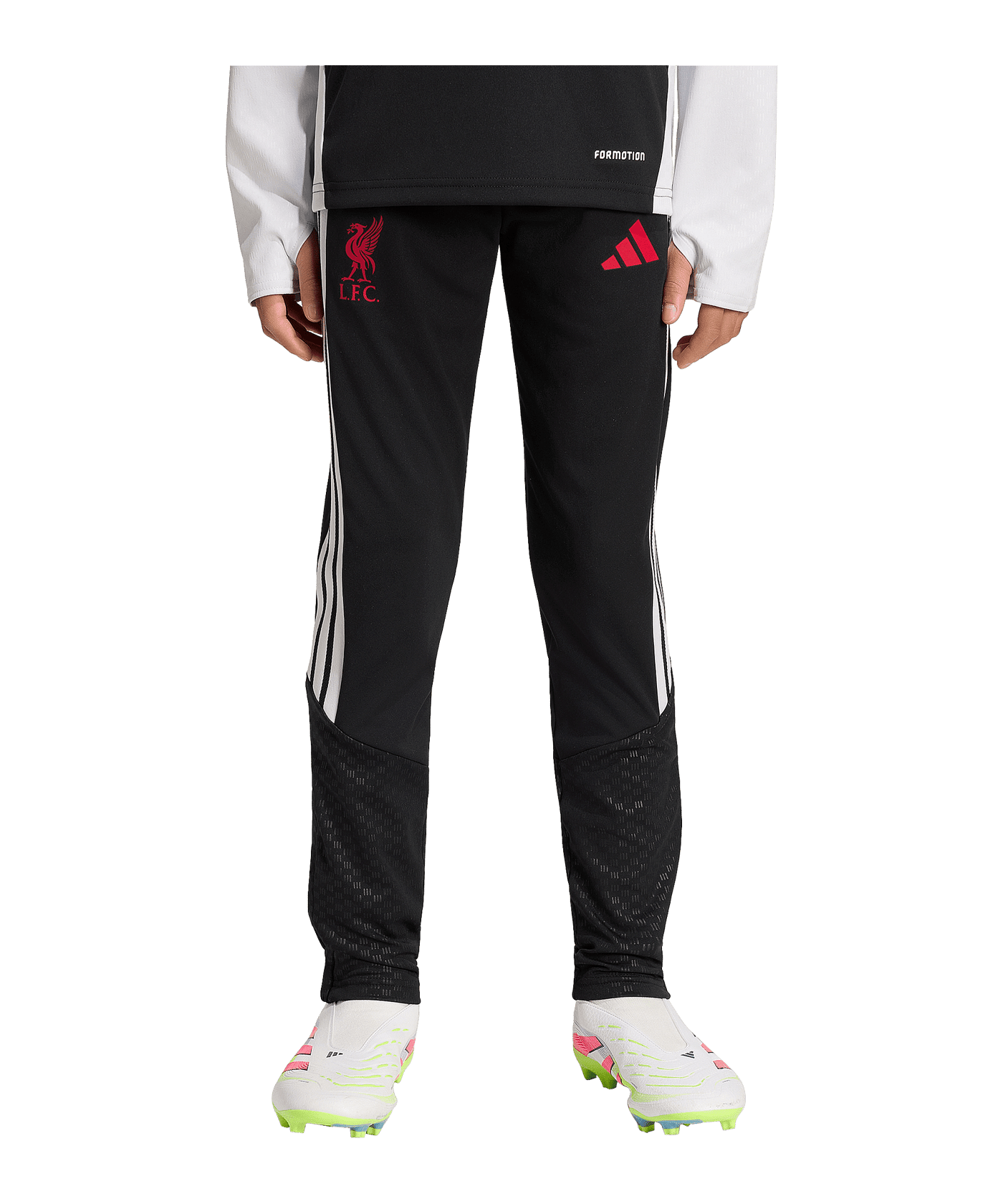 adidas FC Liverpool Tiro Trainingshose Kinder Schwarz - schwarz