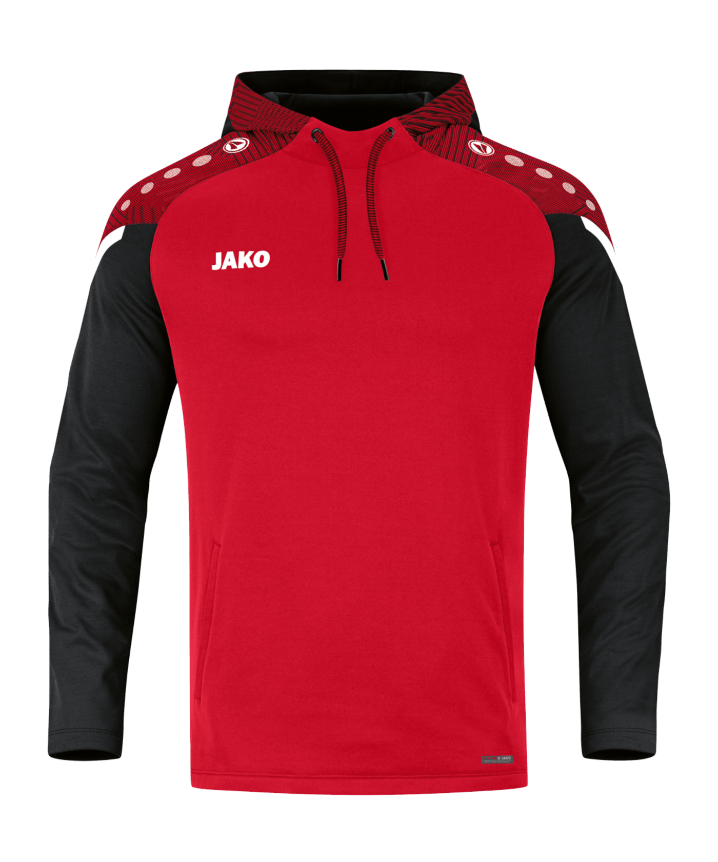 JAKO Performance Hoody Rot Schwarz F101 - rot
