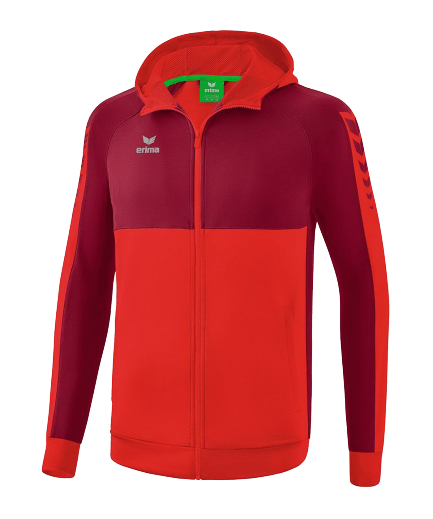 Erima SIX WINGS Kapuzenjacke Rot - rot