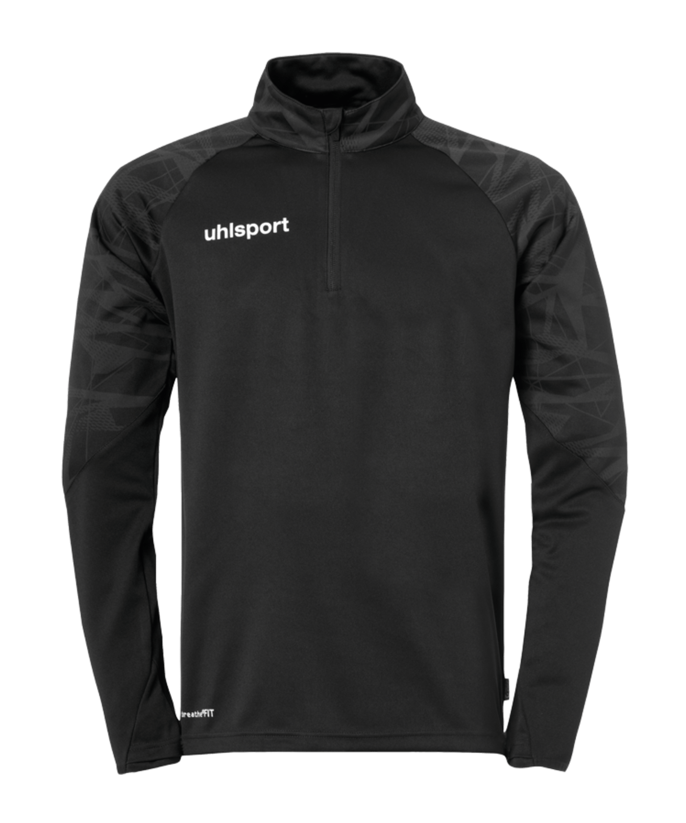 Uhlsport Goal 25 HalfZip Sweatshirt Schwarz F01 - schwarz