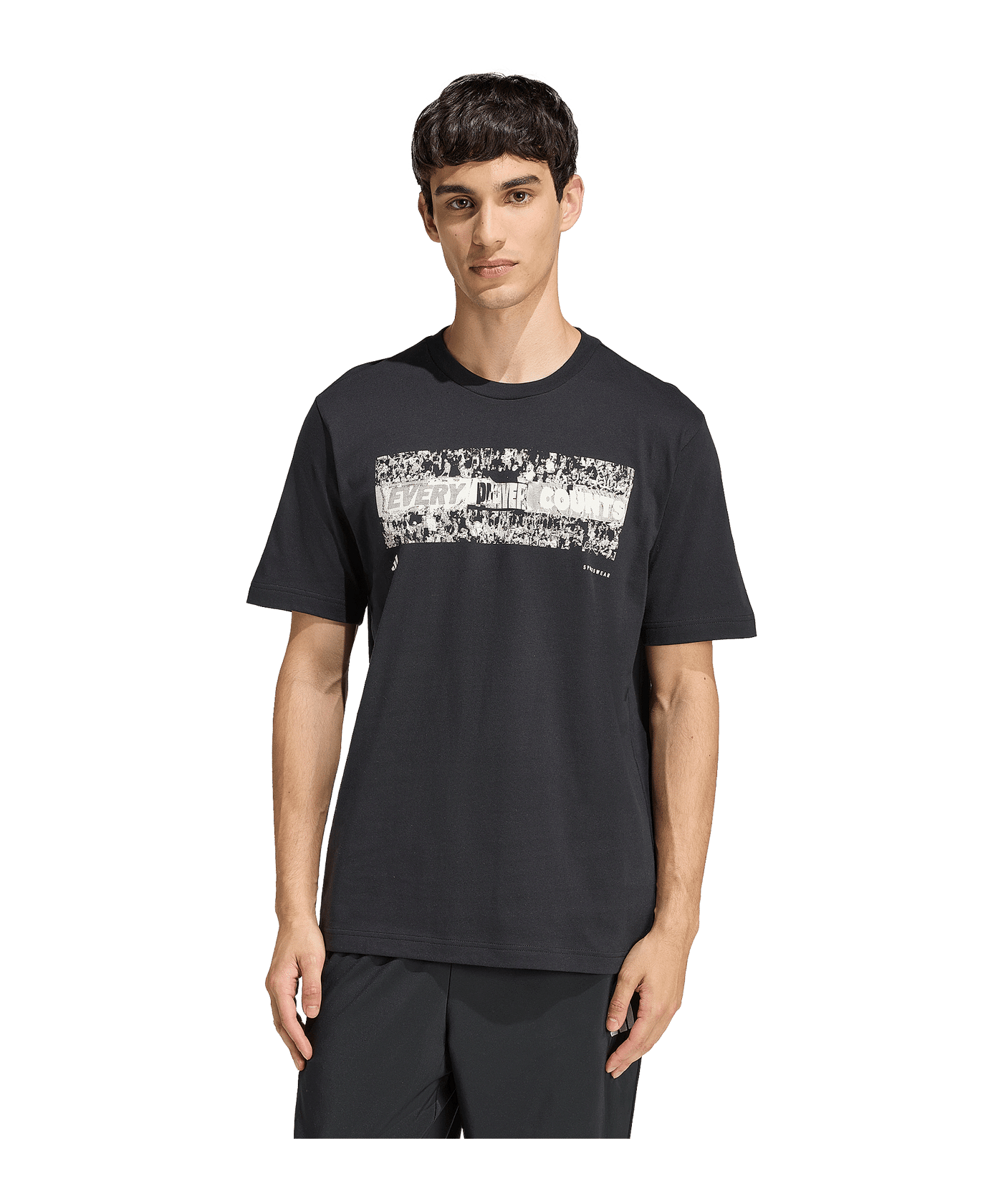 adidas Stadium Fans T-Shirt Schwarz - schwarz