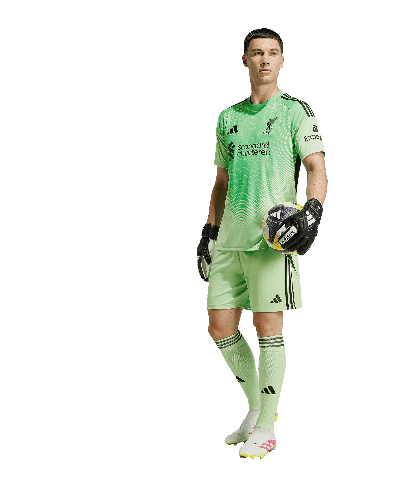 adidas FC Liverpool Torwarttrikot 2025/2026 Grün - gruen