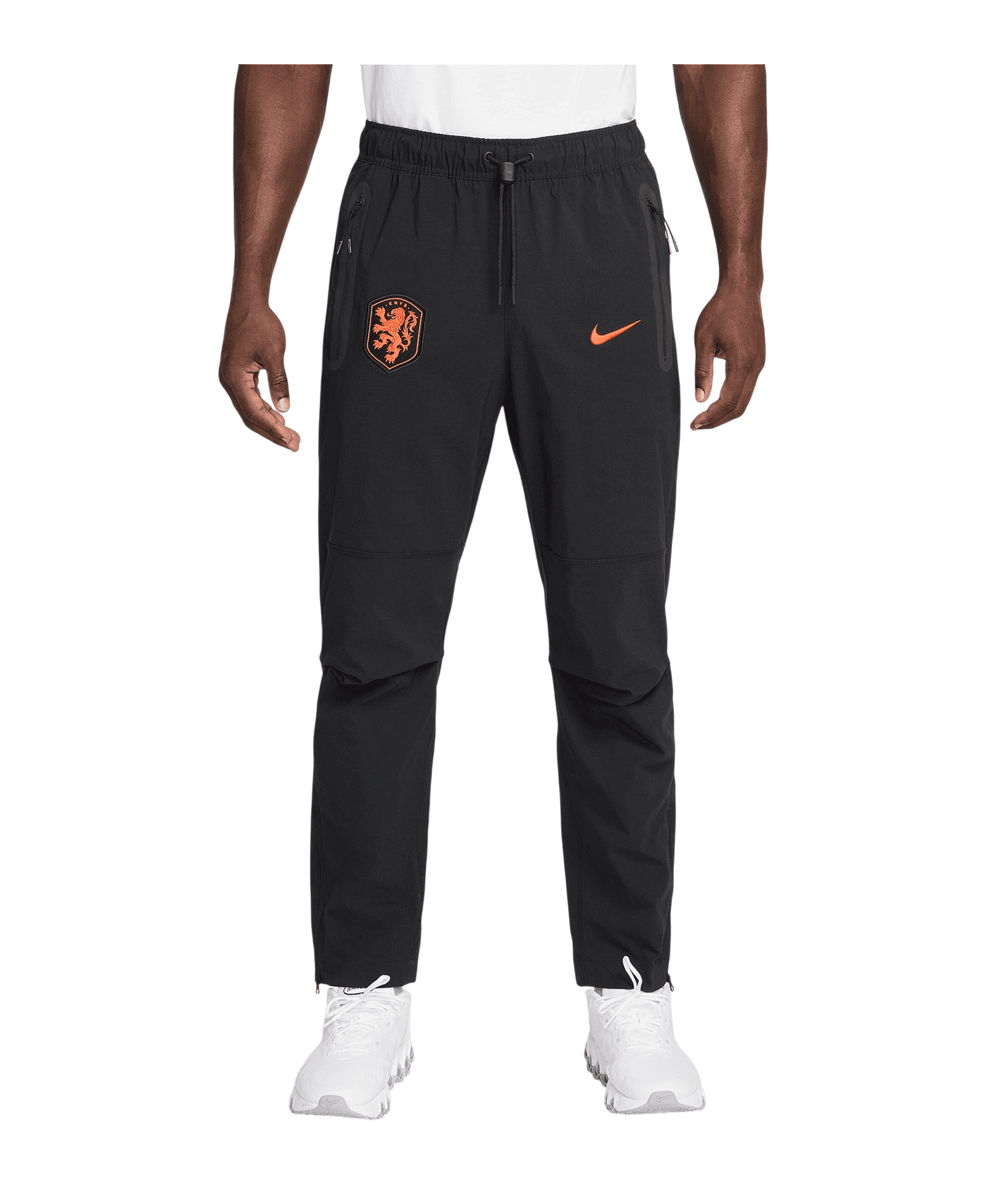 Nike KNVB Niederlande Trainingshose Schwarz F010 - schwarz